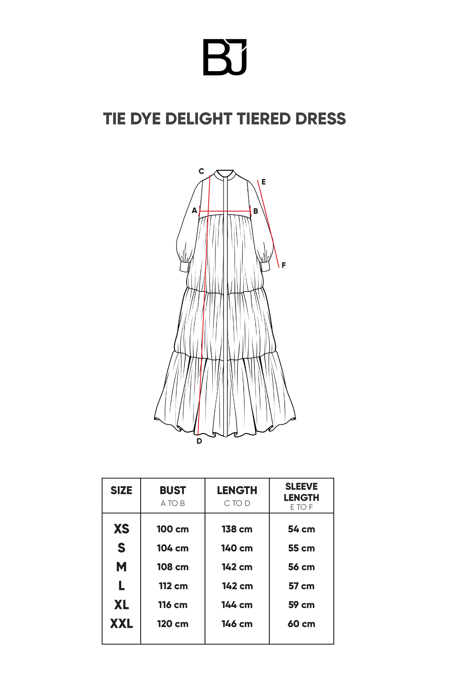Tie Dye Delight Tiered Dress - Ash