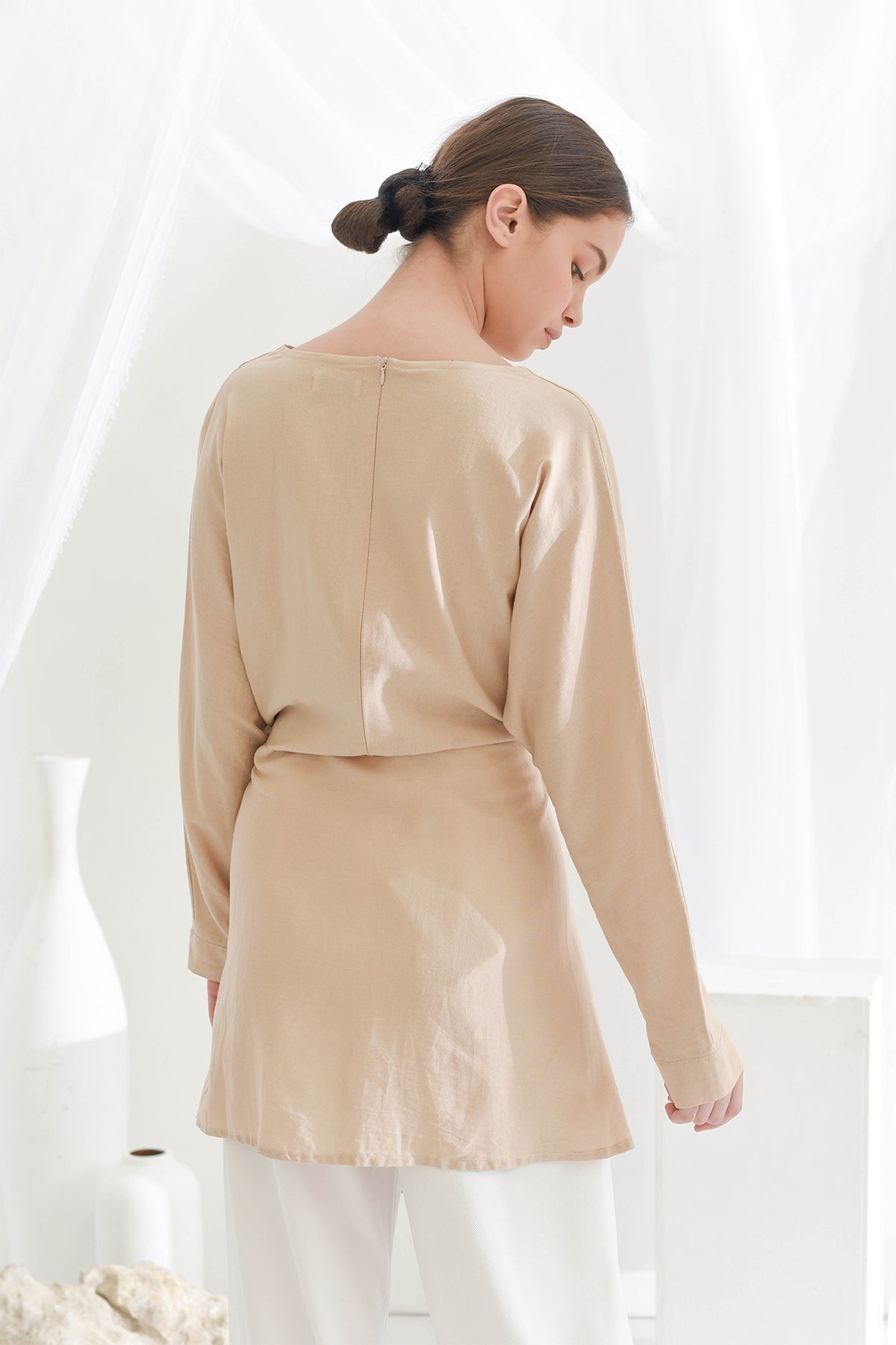 Kimono Hana Top Beige