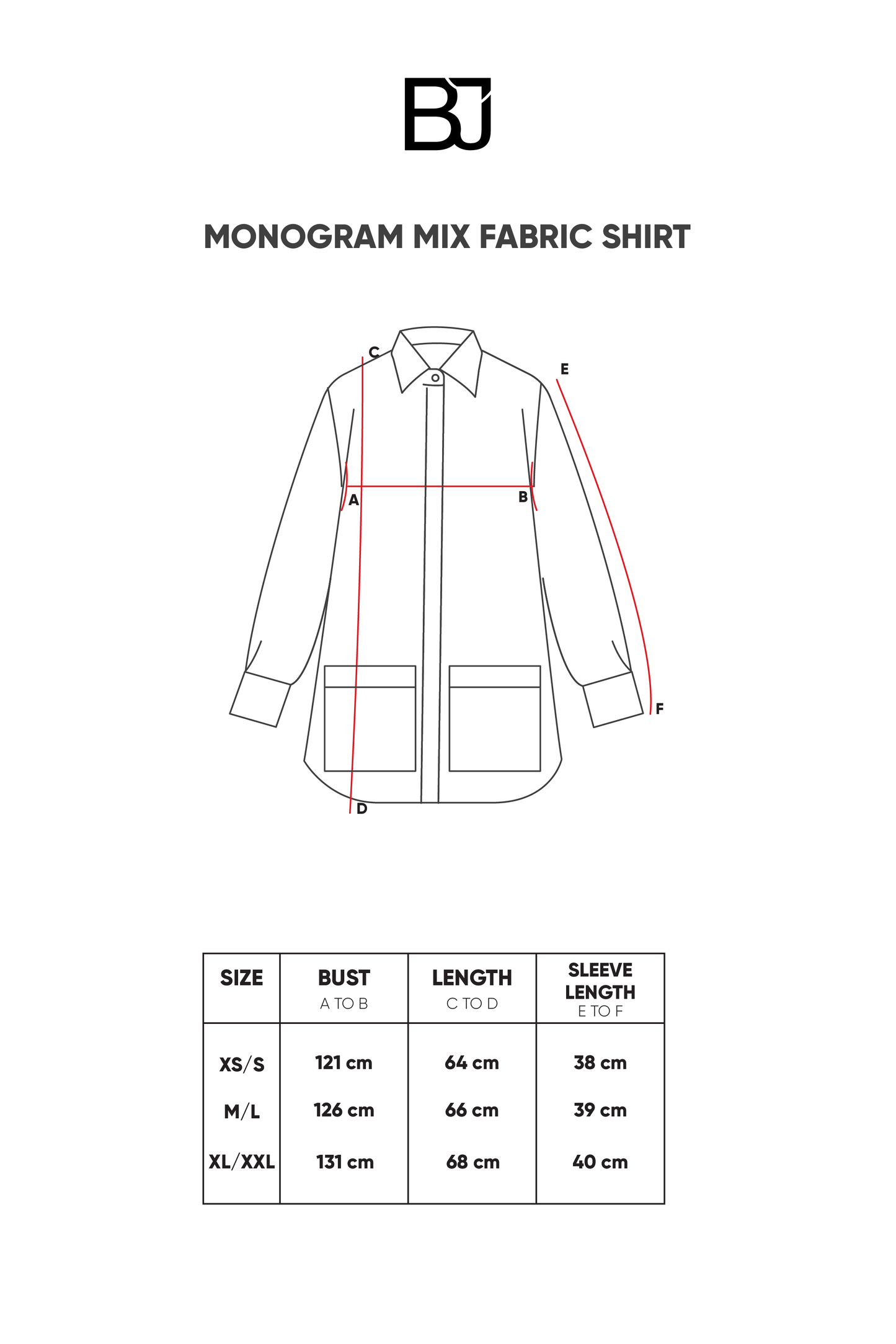 Monogram Mix Fabric Shirt - Oatmeal