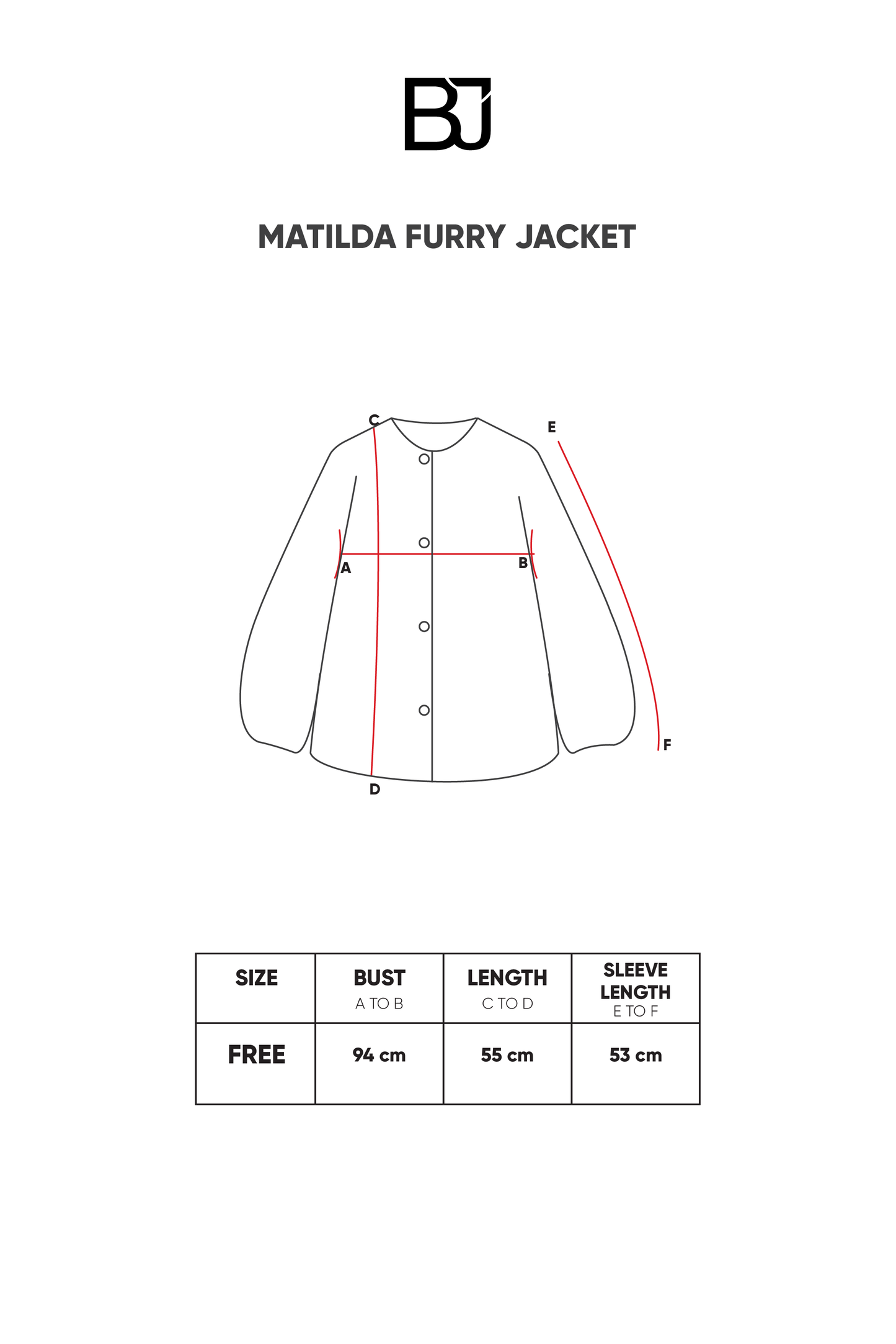 Matilda Furry Jacket - Pink