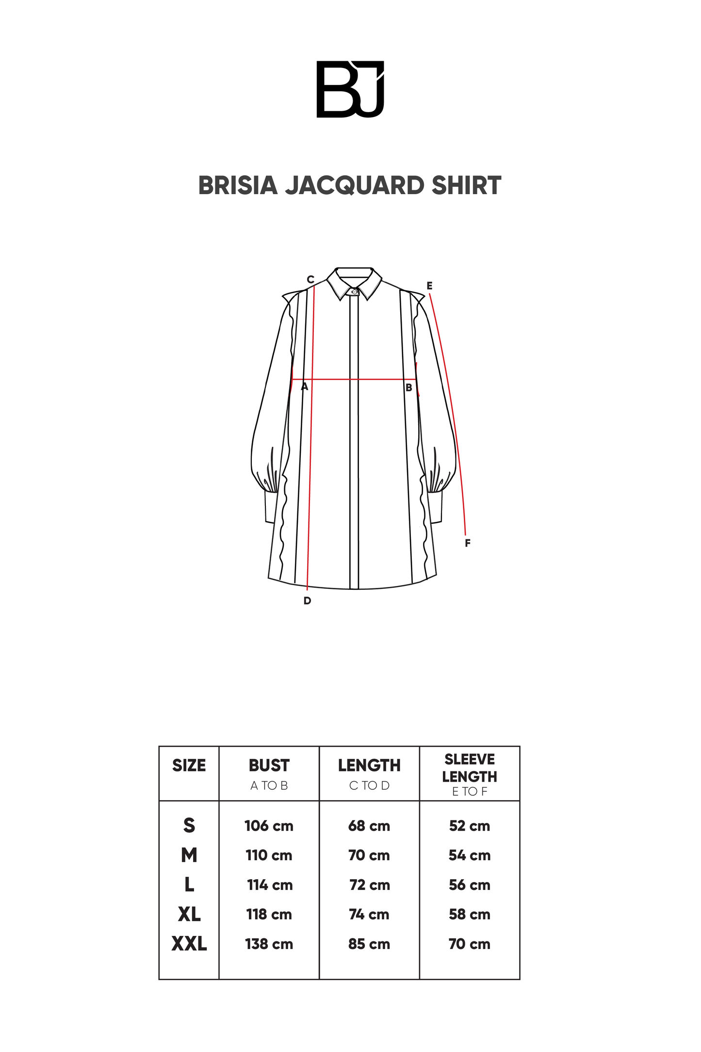 Brisia Jacquard Shirt - Texture Black