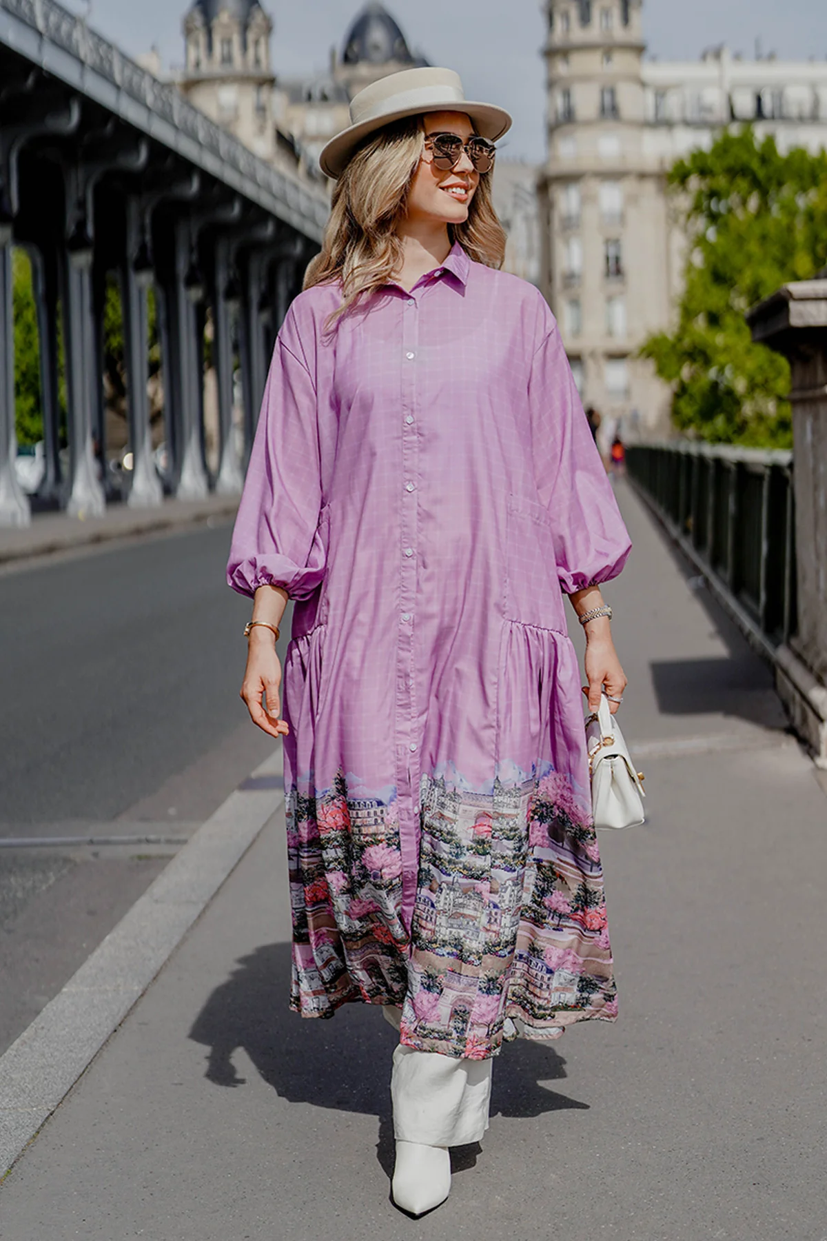 purple dress emily in paris WornOnTV: Emily's purple floral ruffle jacket on Emily in Paris | Ashley Park