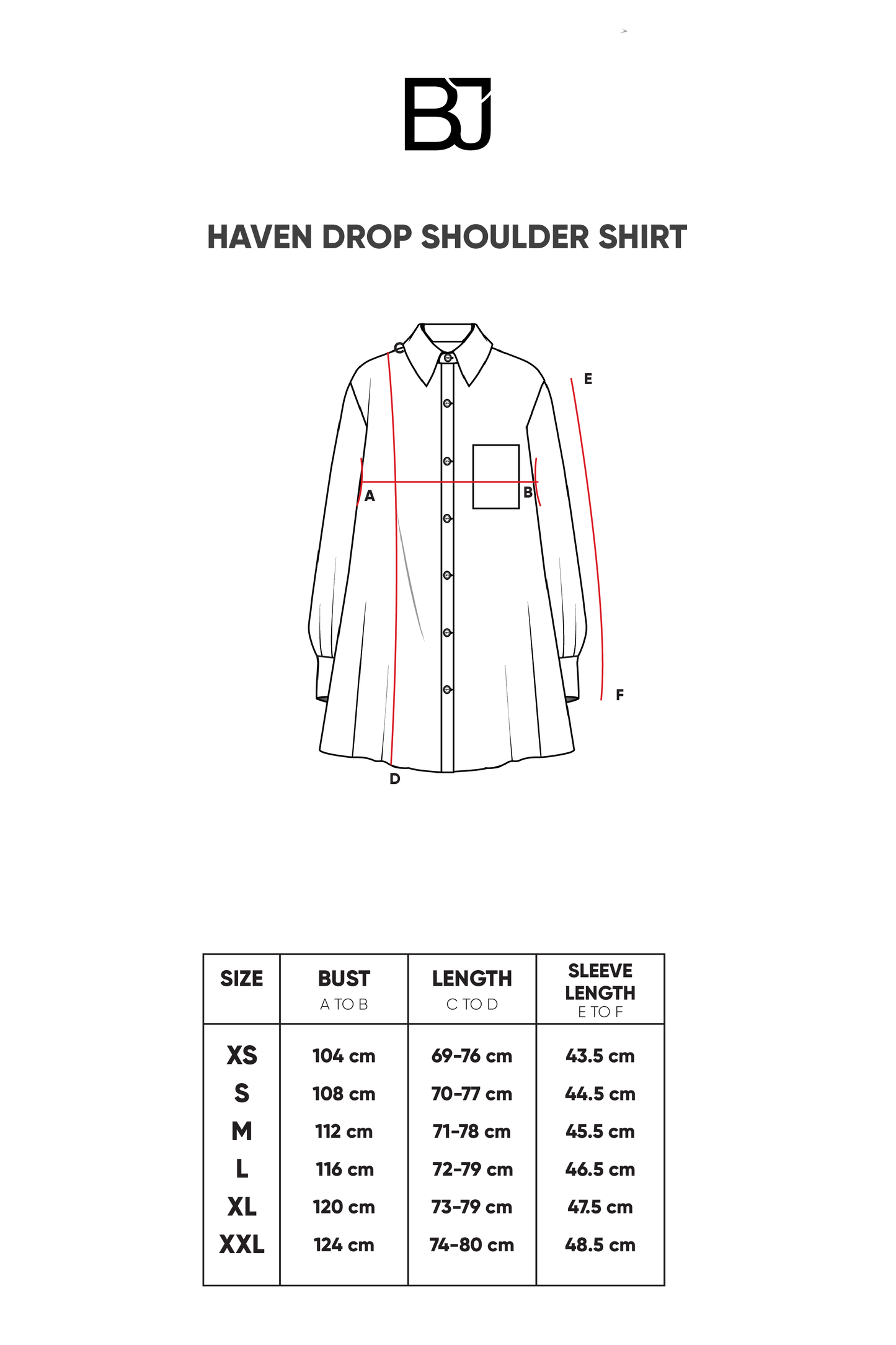 Haven Drop Shoulder Shirt - Sky