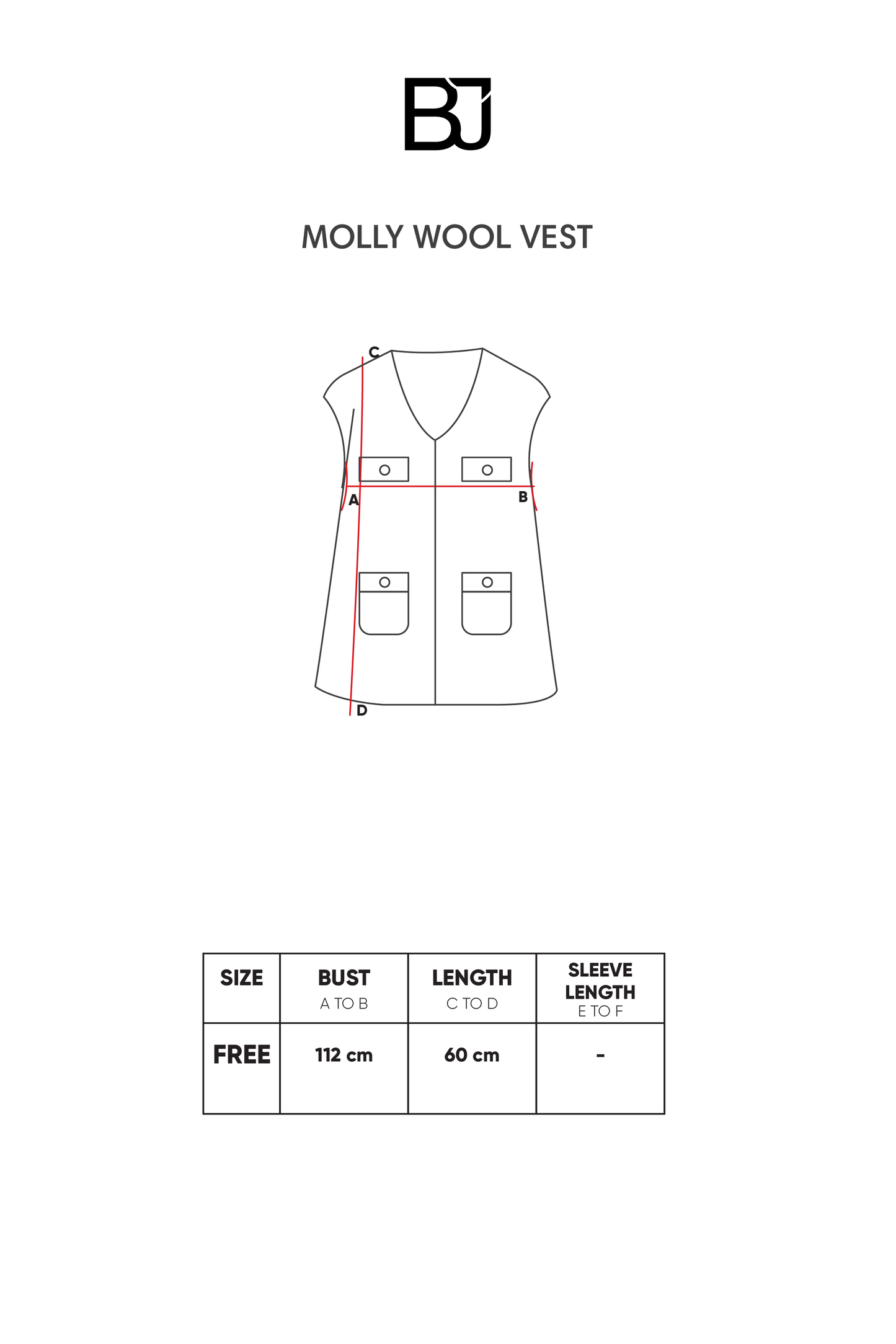 Molly Wool Vest - White