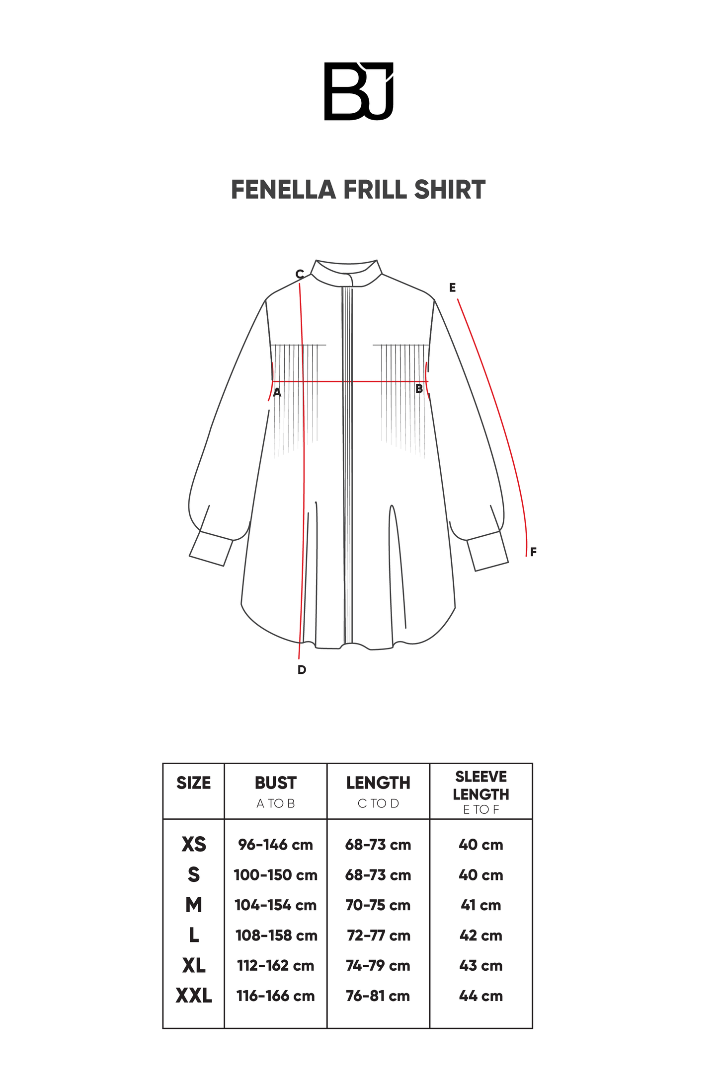 Fenella Frill Shirt - Beige