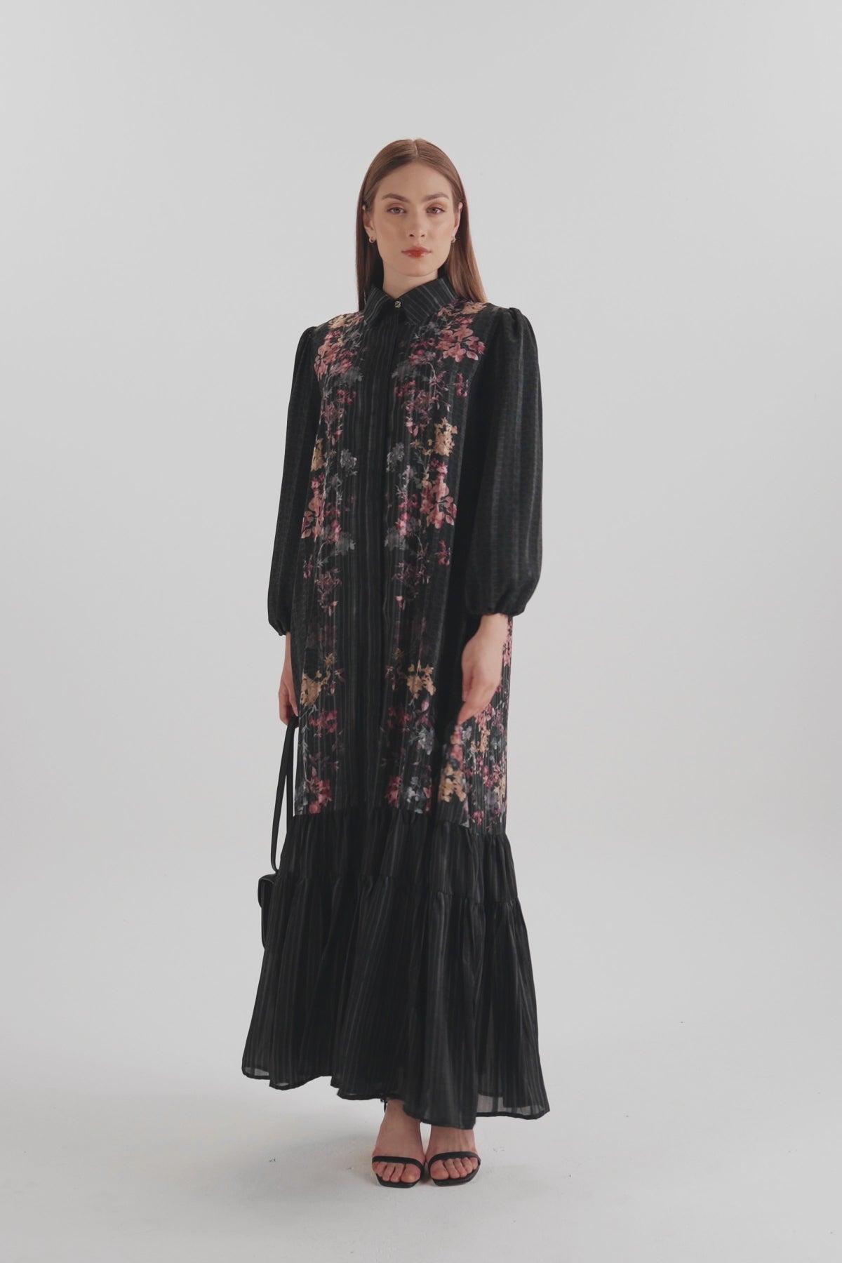 Viola Shirt Dress - Dark Viola – Benang Jarum