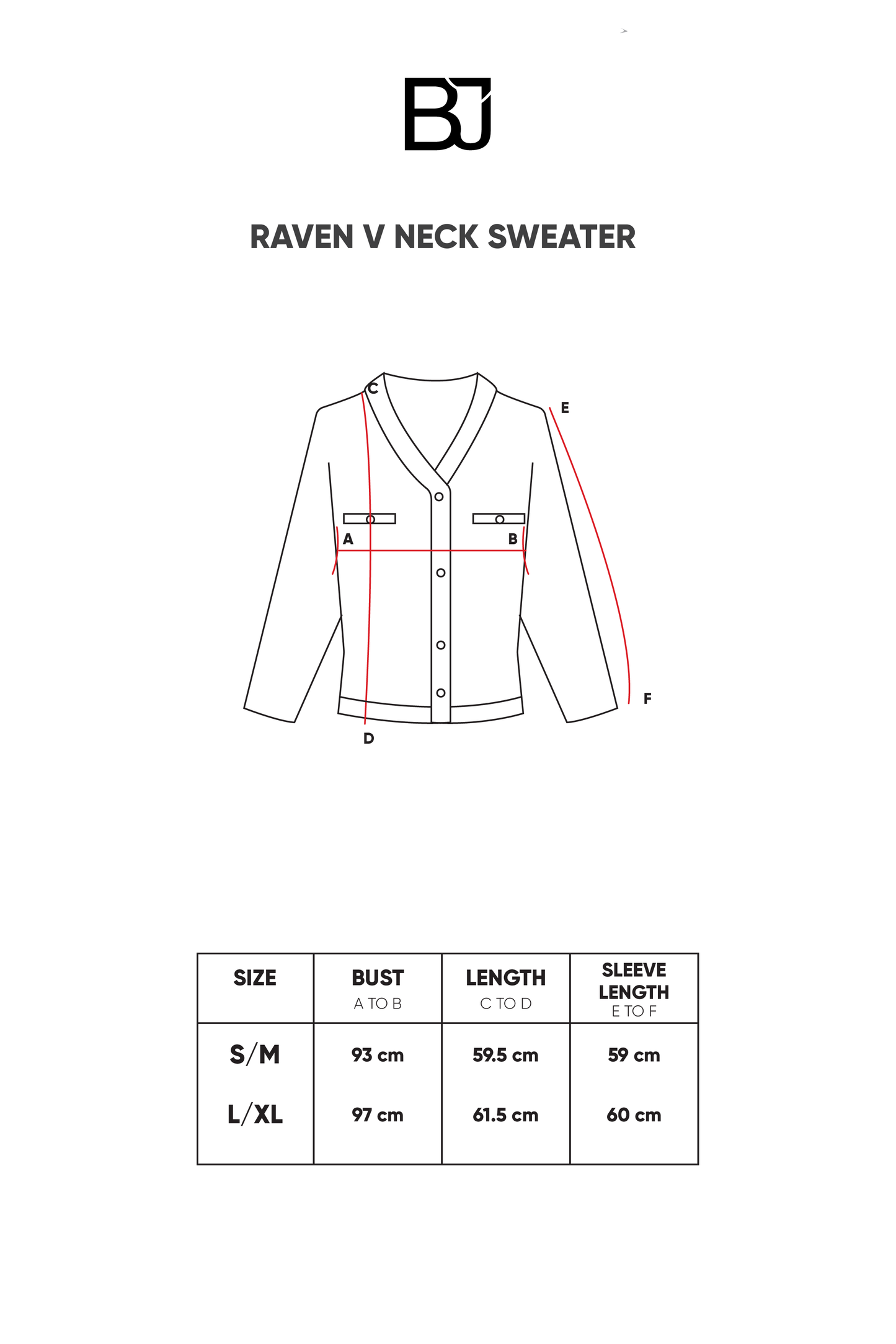 Raven V Neck Sweater - White