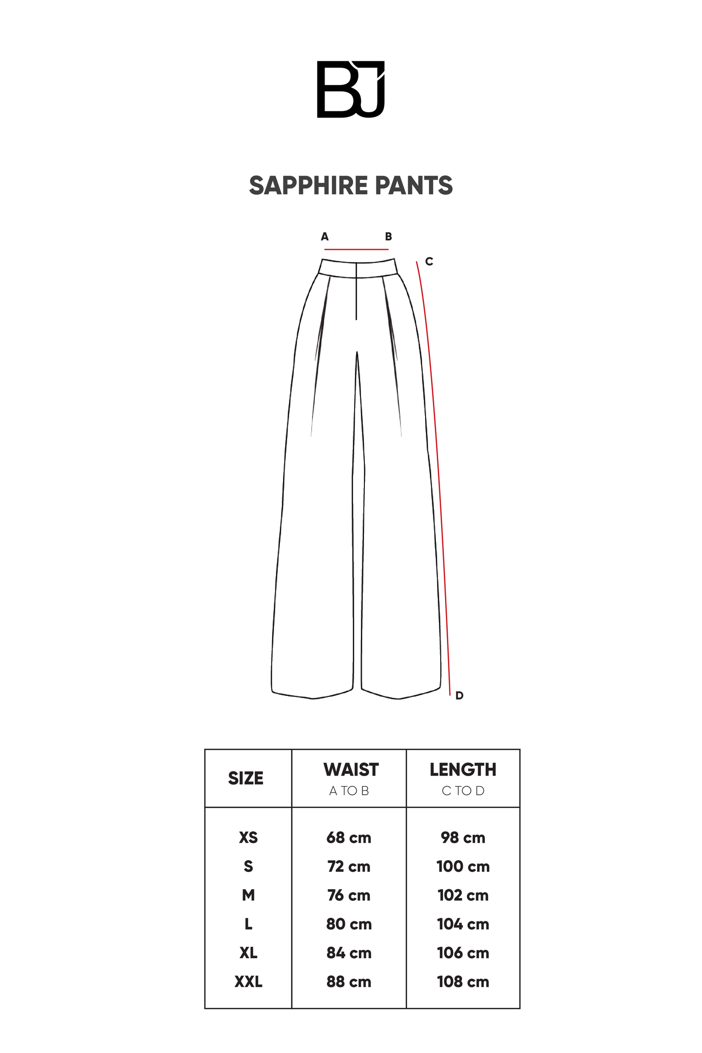 Sapphire Pants - Black