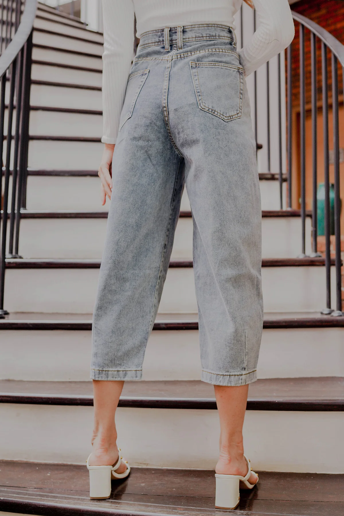 Cammie Jeans - Washed Blue