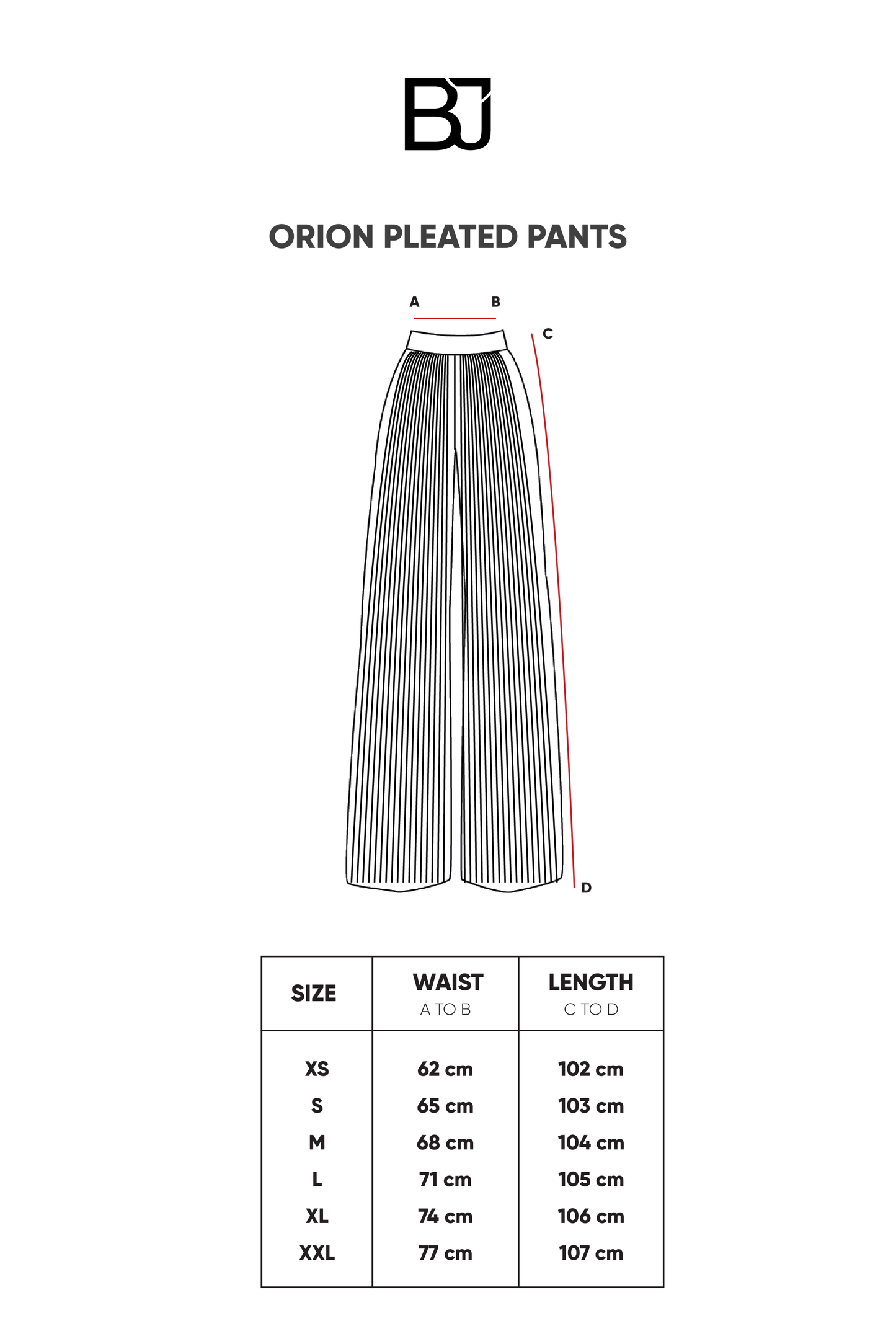 Orion Pleated Pants - Black