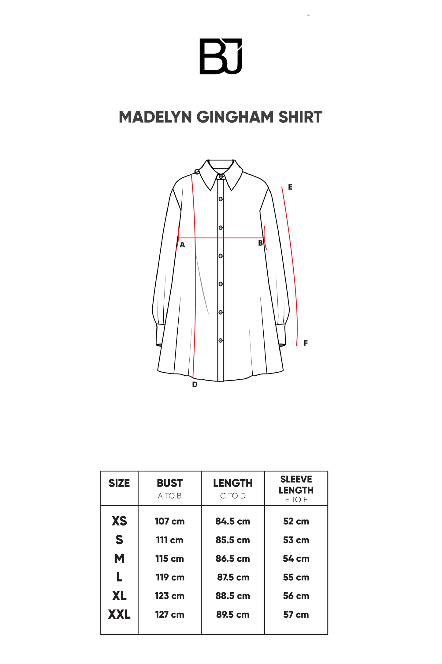 Madelyn Gingham Shirt - Peach Blush