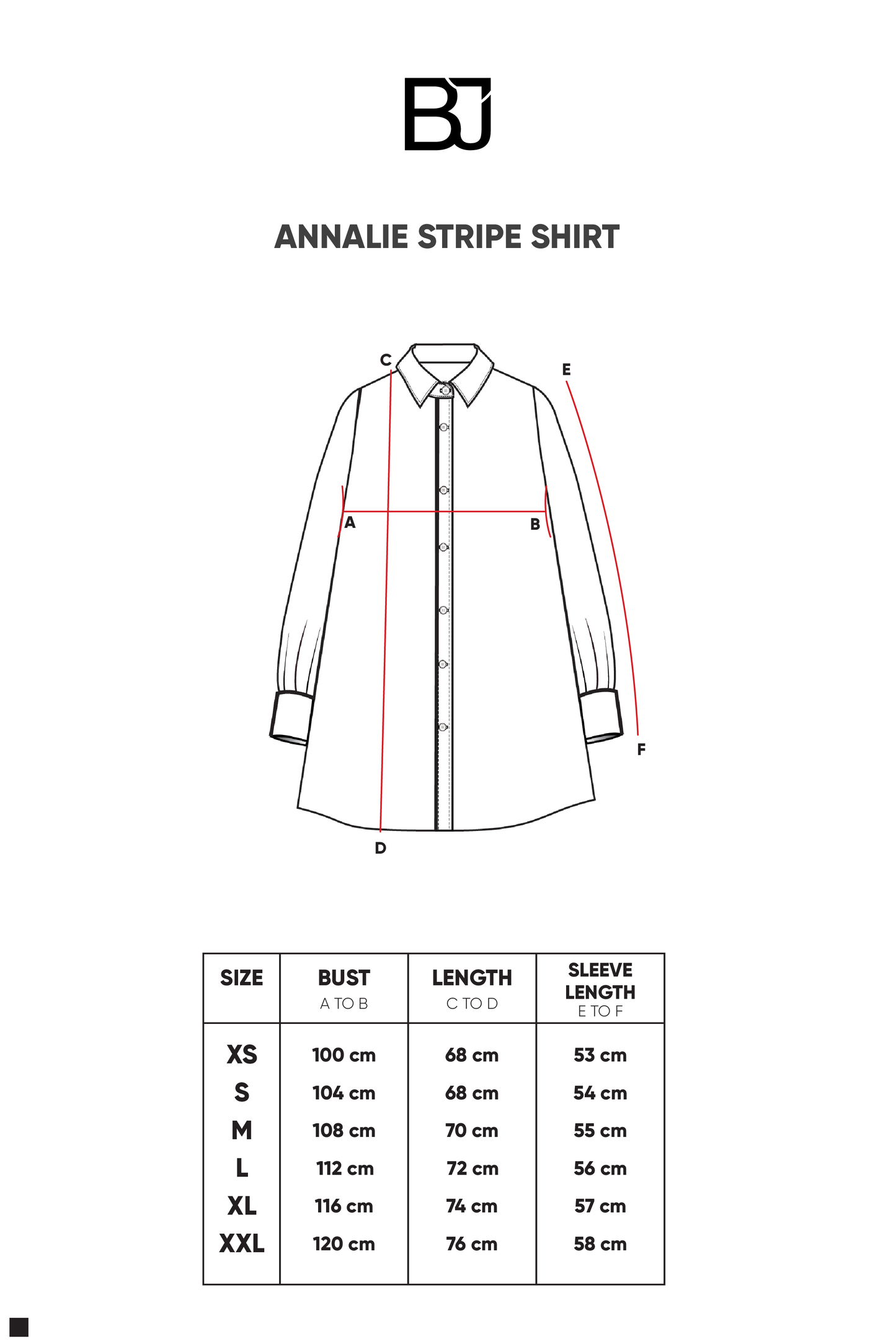 Annalie Stripe Shirt - Blue