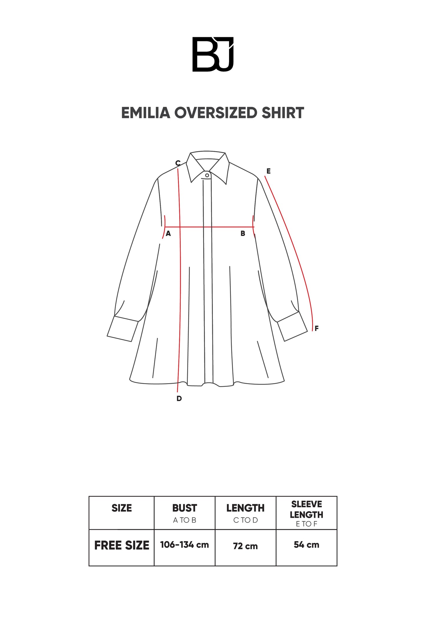 Emilia Oversized Shirt - Brown