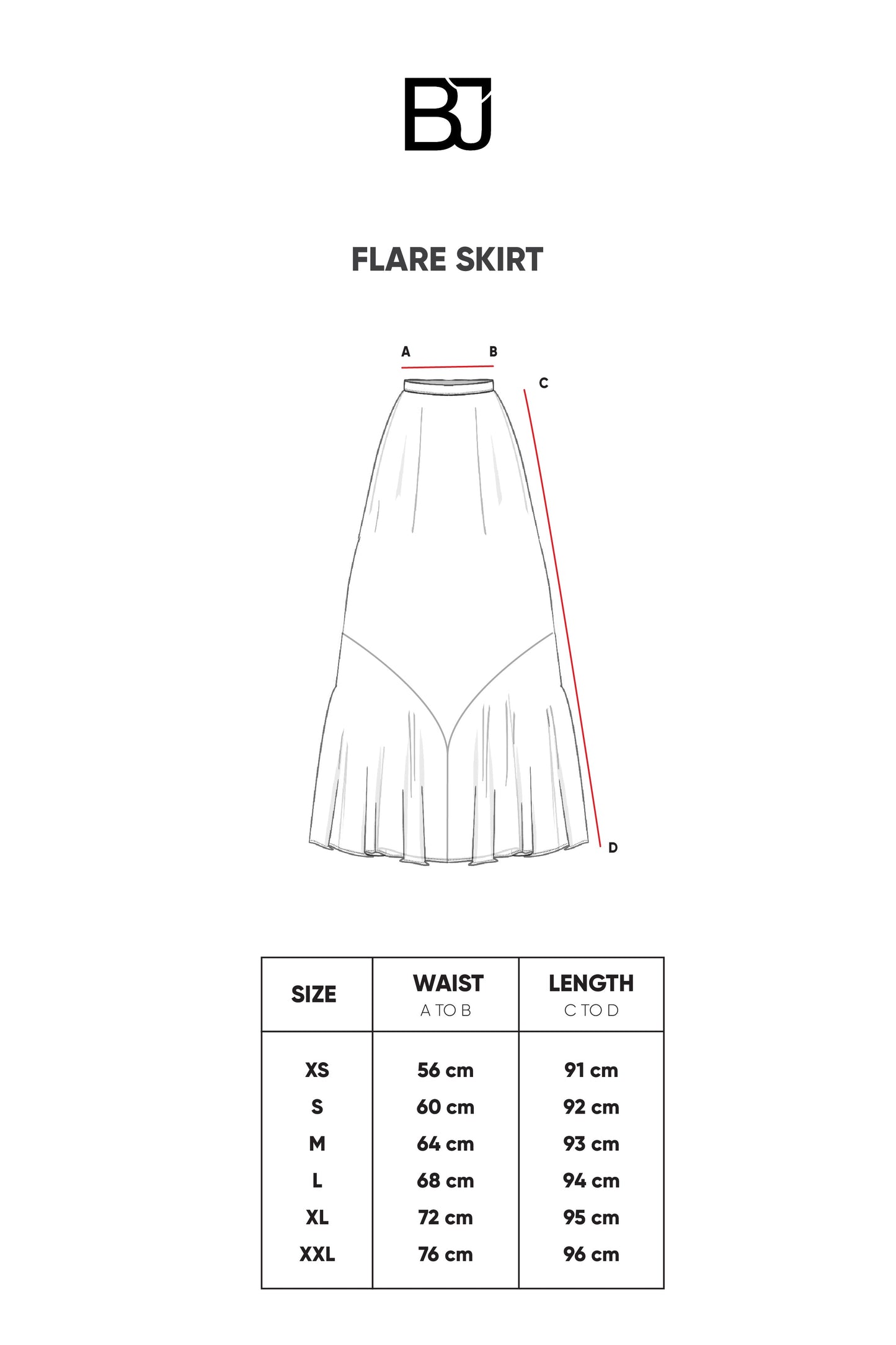 Flare Skirt - Sand Pink
