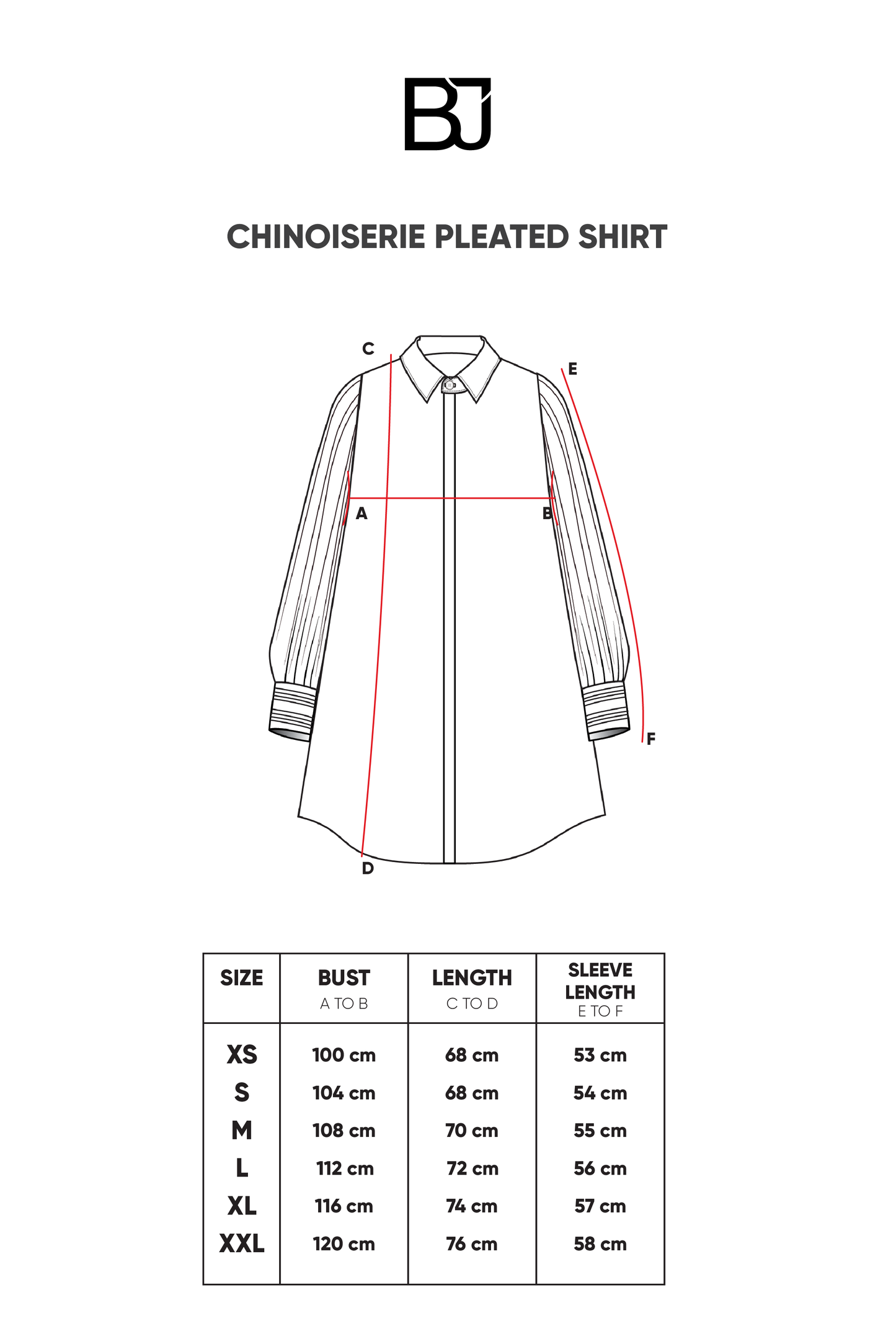 Chinoiserie Pleated Shirt - French Vanilla