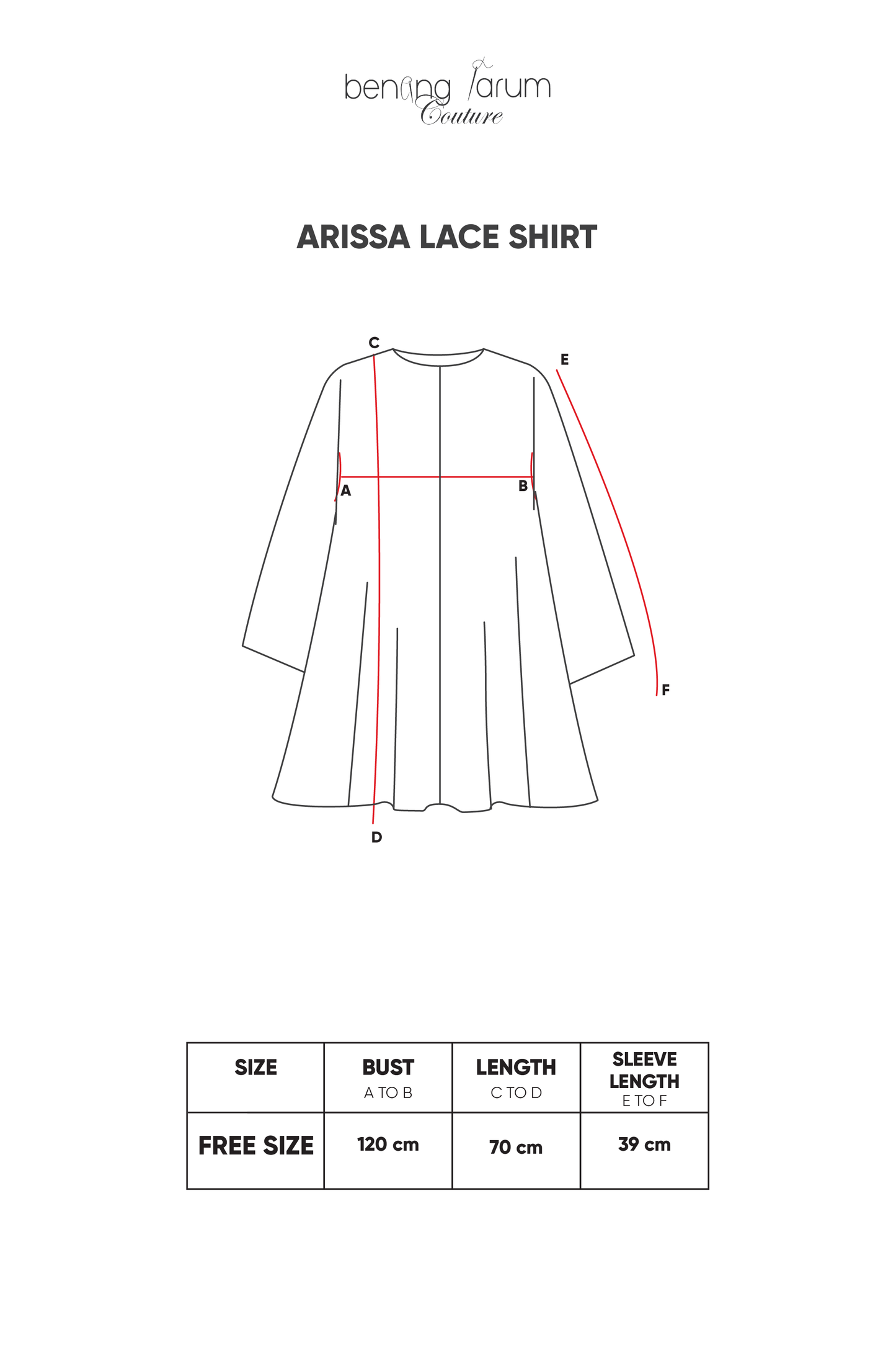Arissa Lace Shirt - Peach