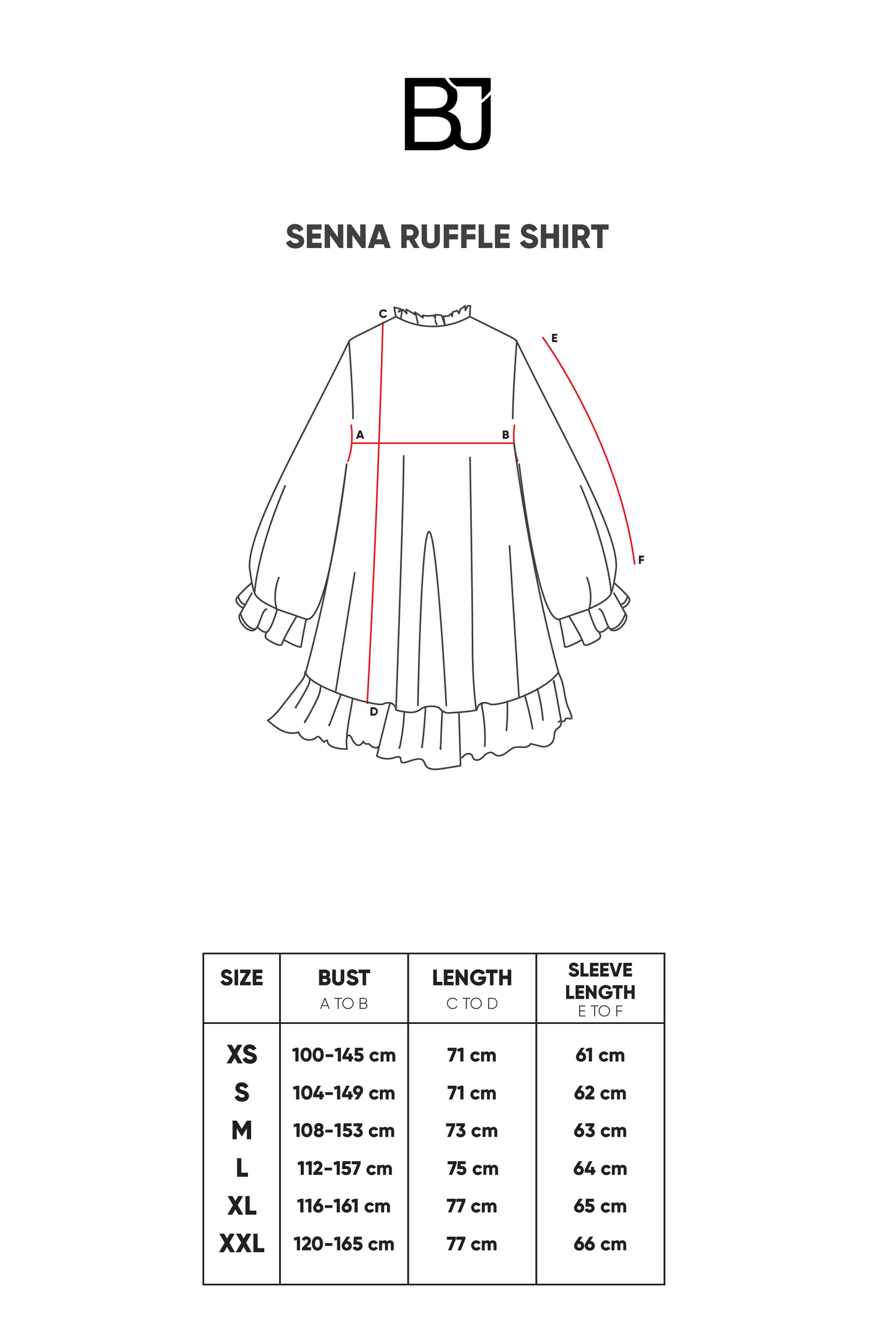 Senna Ruffle Blouse - Cream