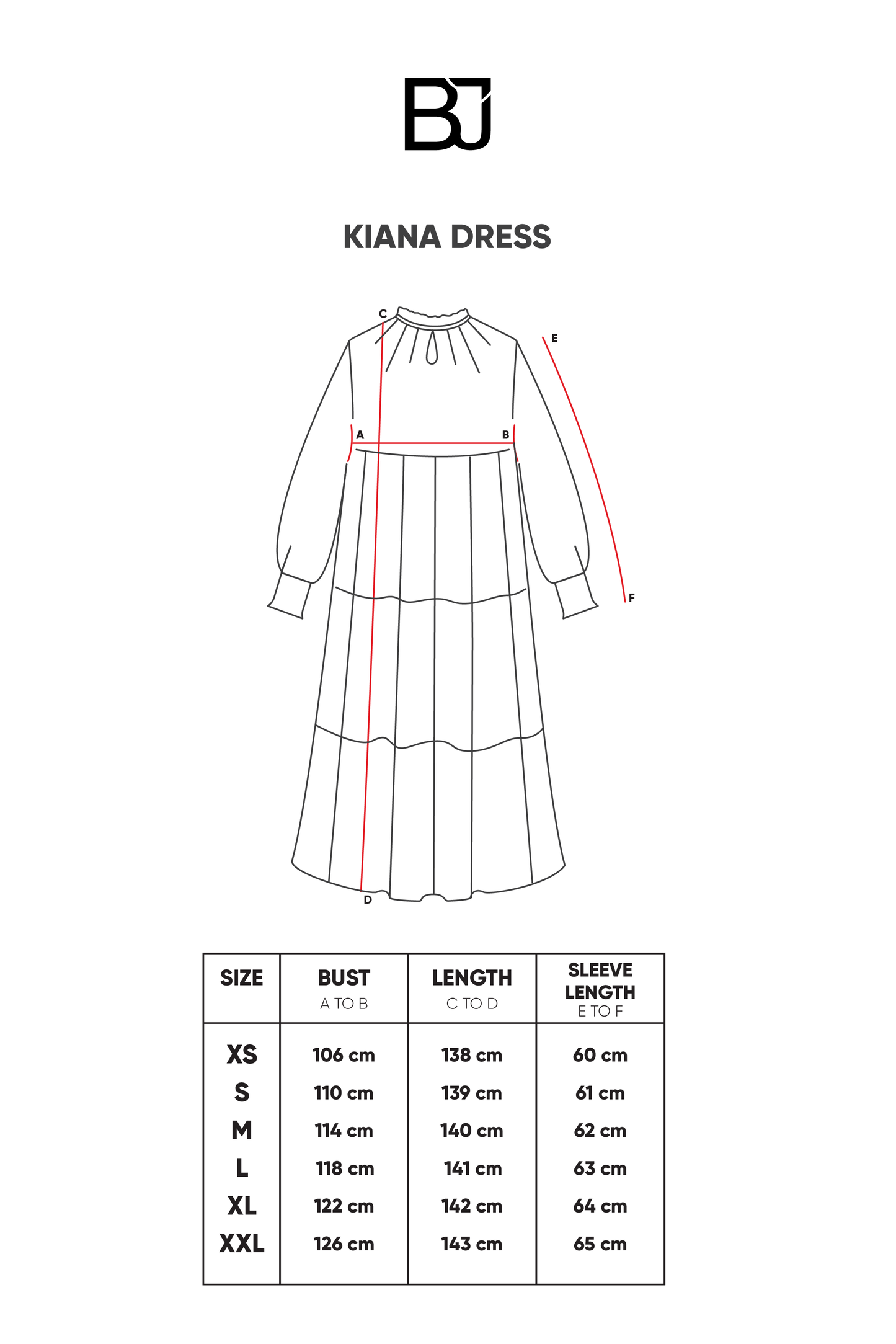 Kiana Dress - Brick