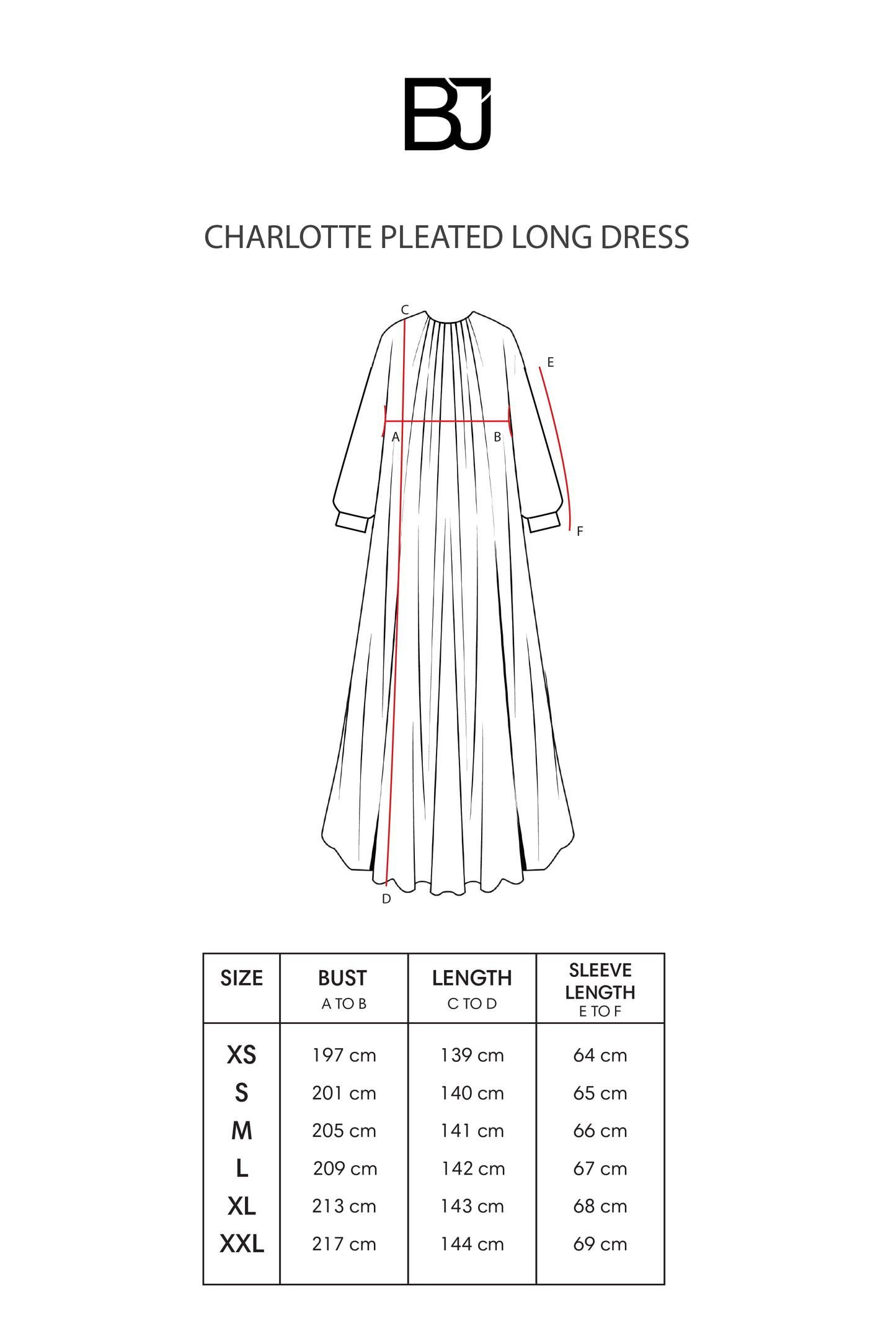Charlotte Pleated Long Dress - Maroon