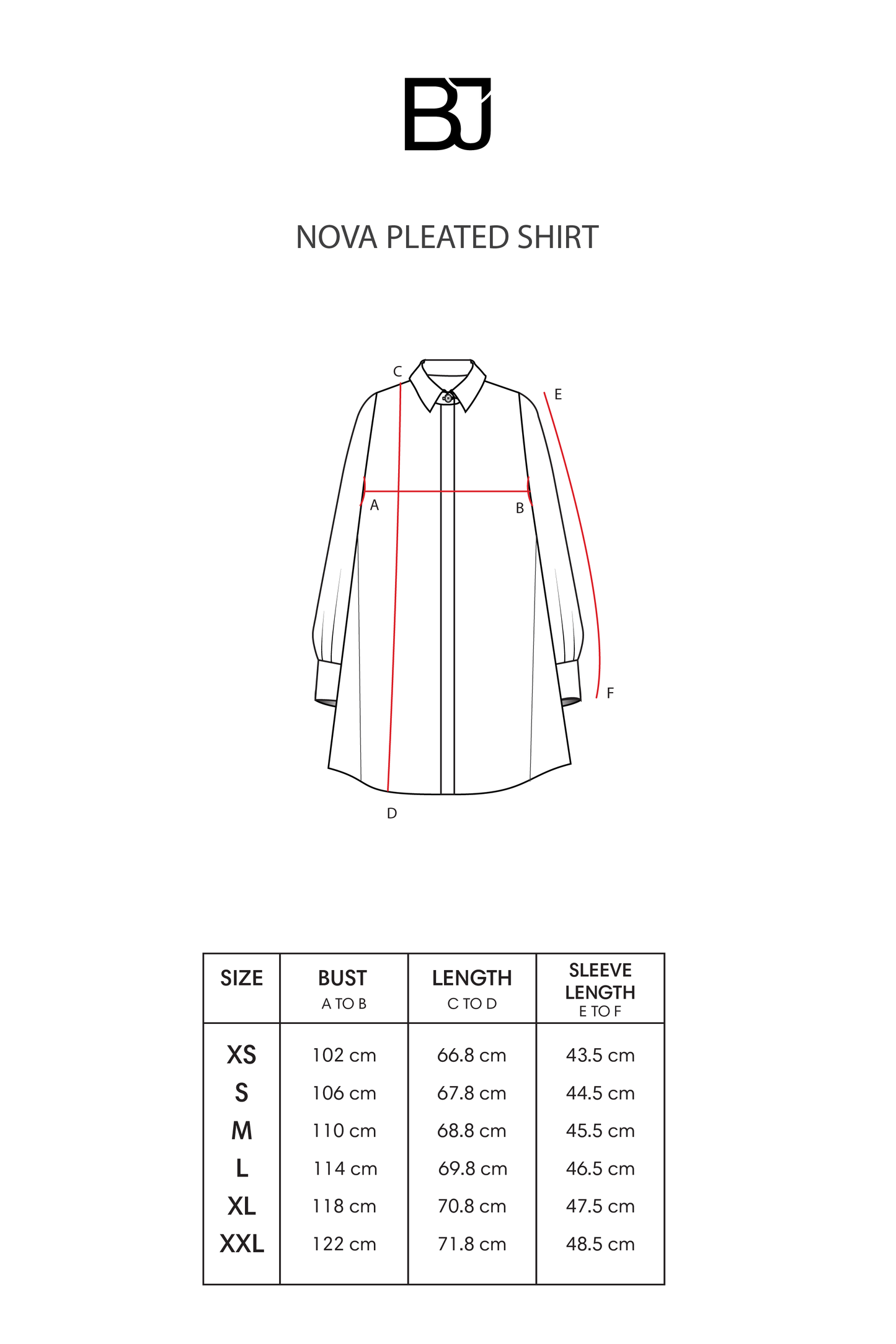 Nova Pleated Shirt - White