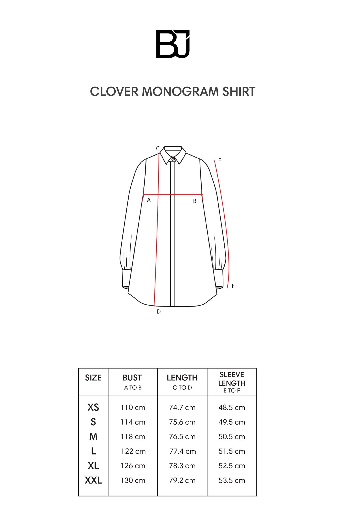 Clover Monogram Shirt - Off White