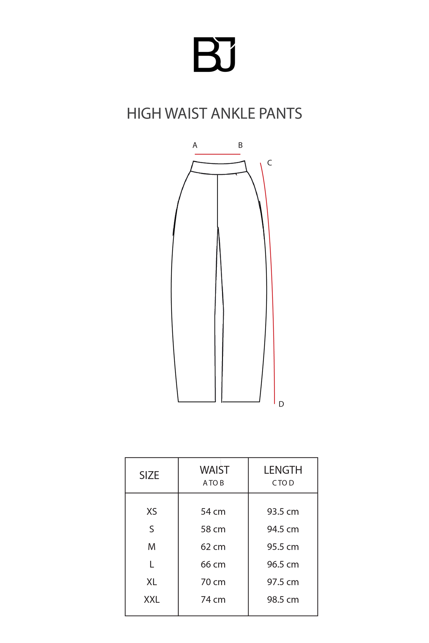 High Waist Ankle Pants - Chai Tea