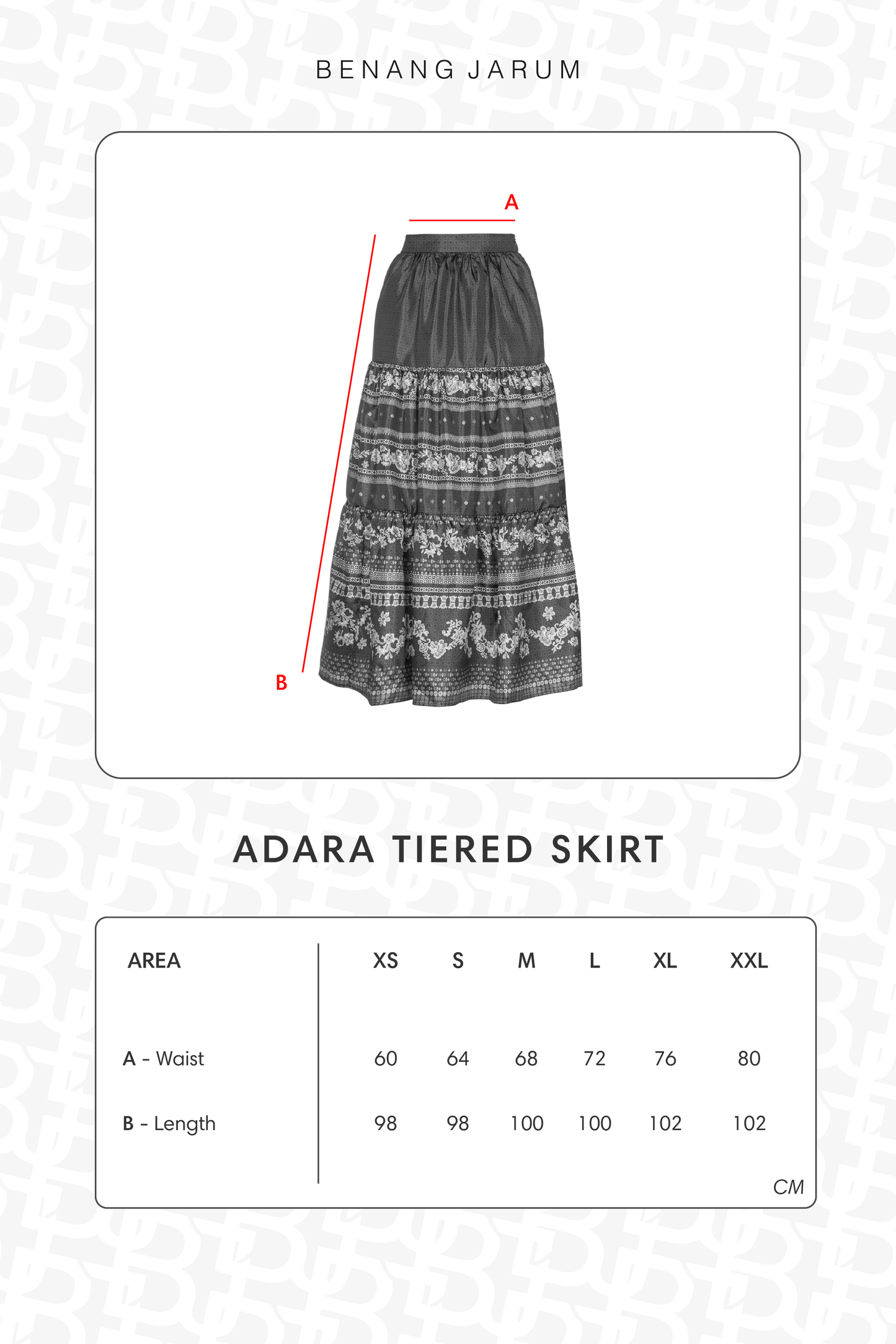 Adara Tiered Skirt - Eclipse