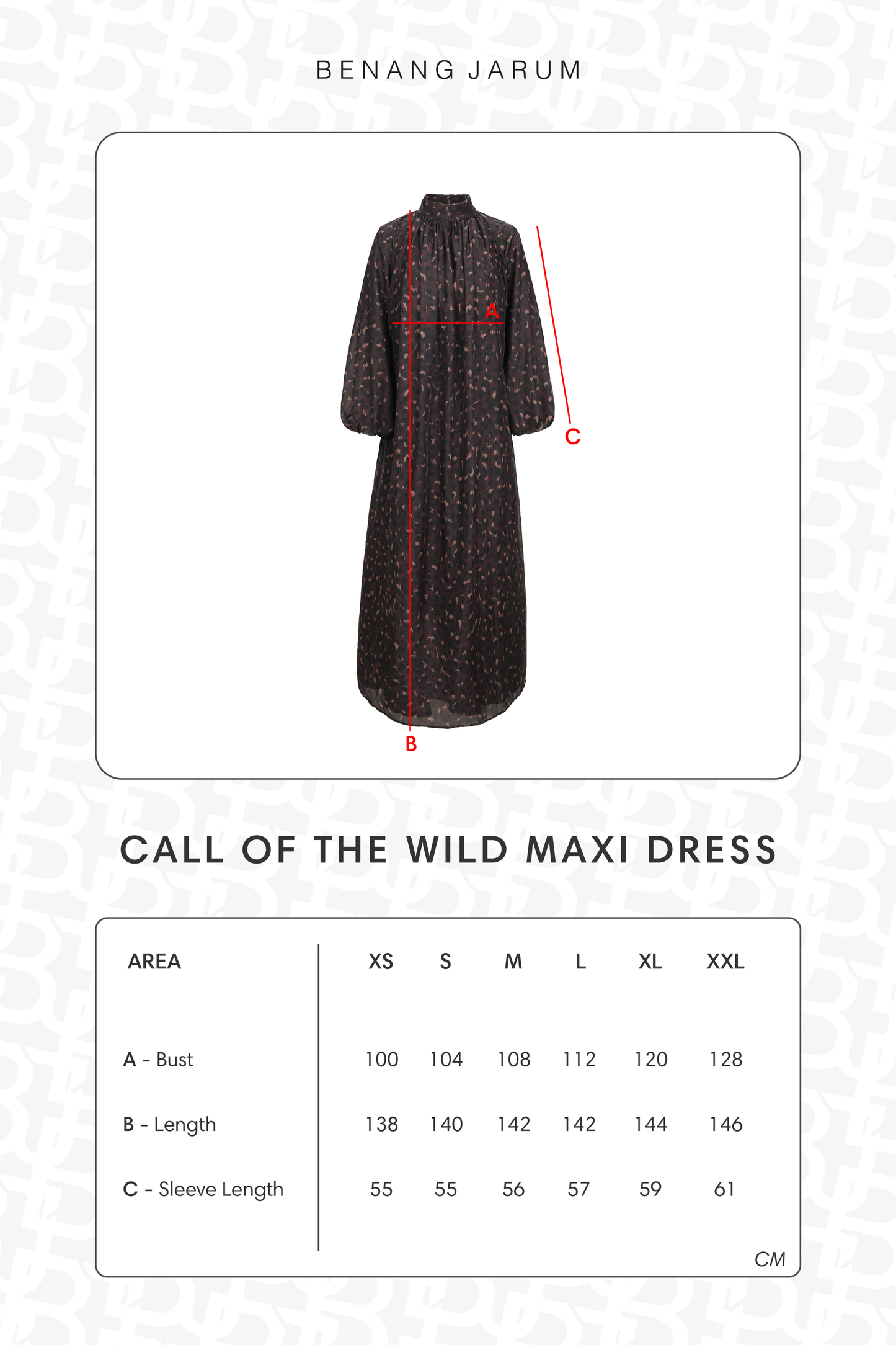 Call Of The Wild Maxi Dress - Panther