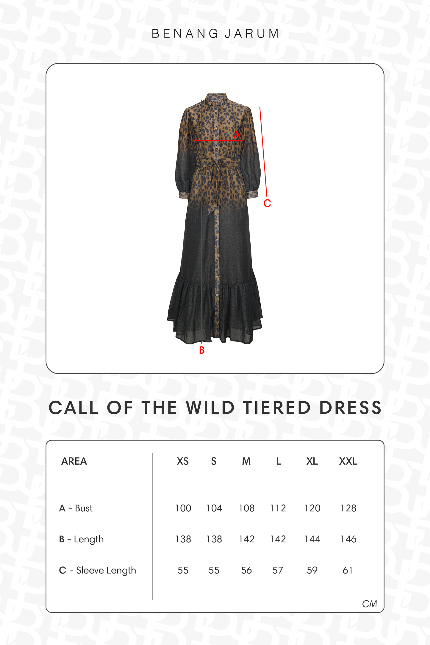 Call Of The Wild Tiered Dress - Savanna