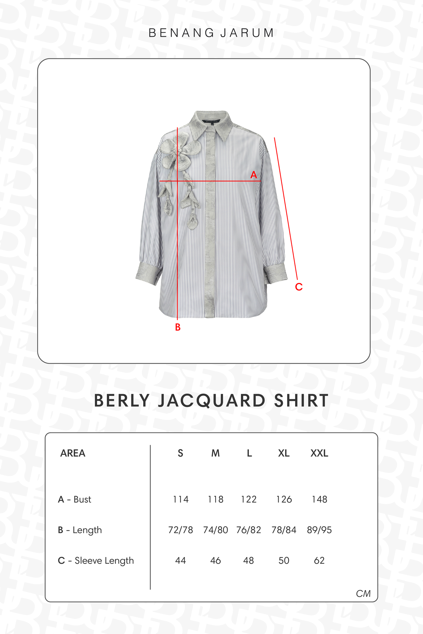 Berly Jacquard Shirt - Grey