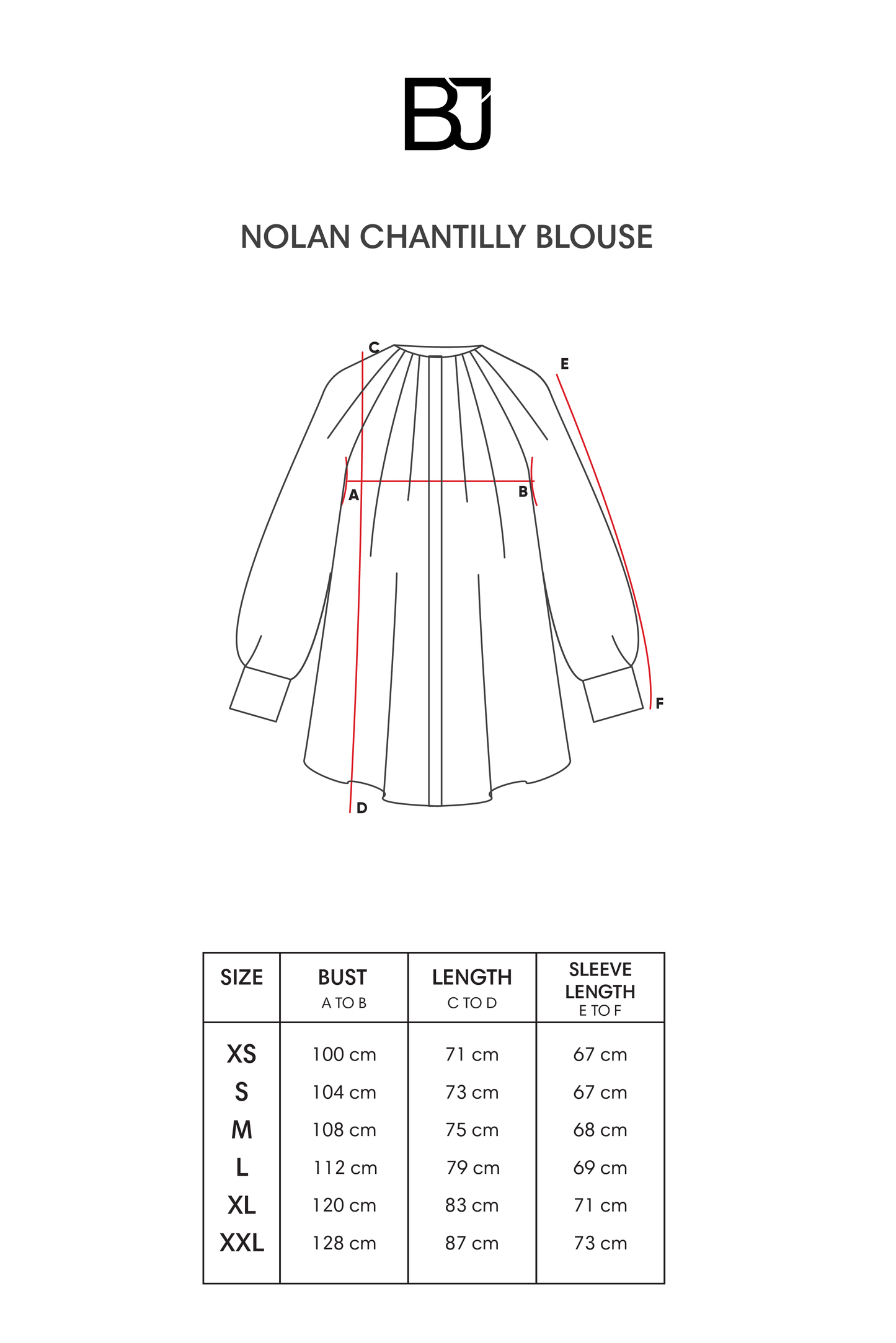 Nolan Chantilly Blouse - Broken White