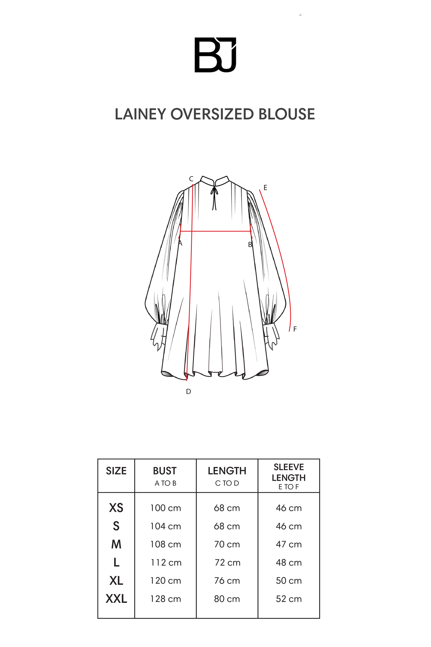Lainey Oversized Blouse - Yellow