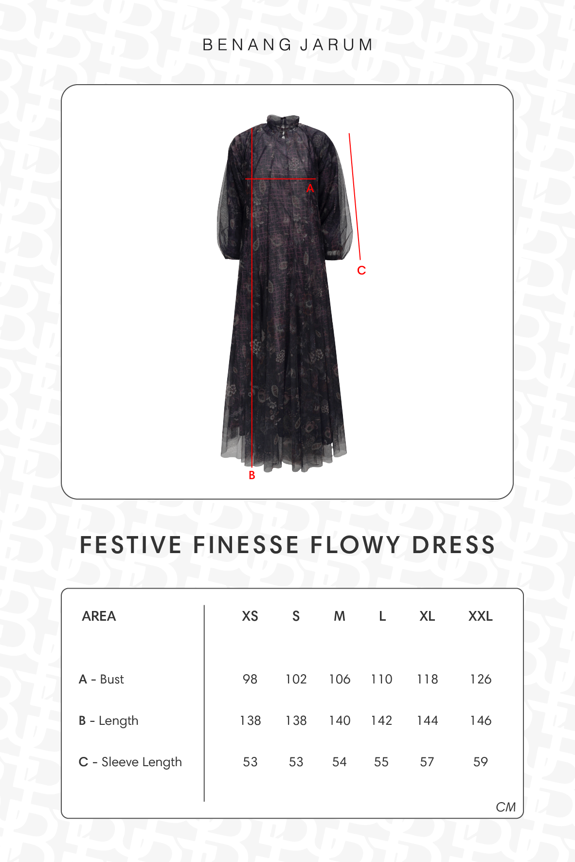 Festive Finesse Flowy Dress - Black