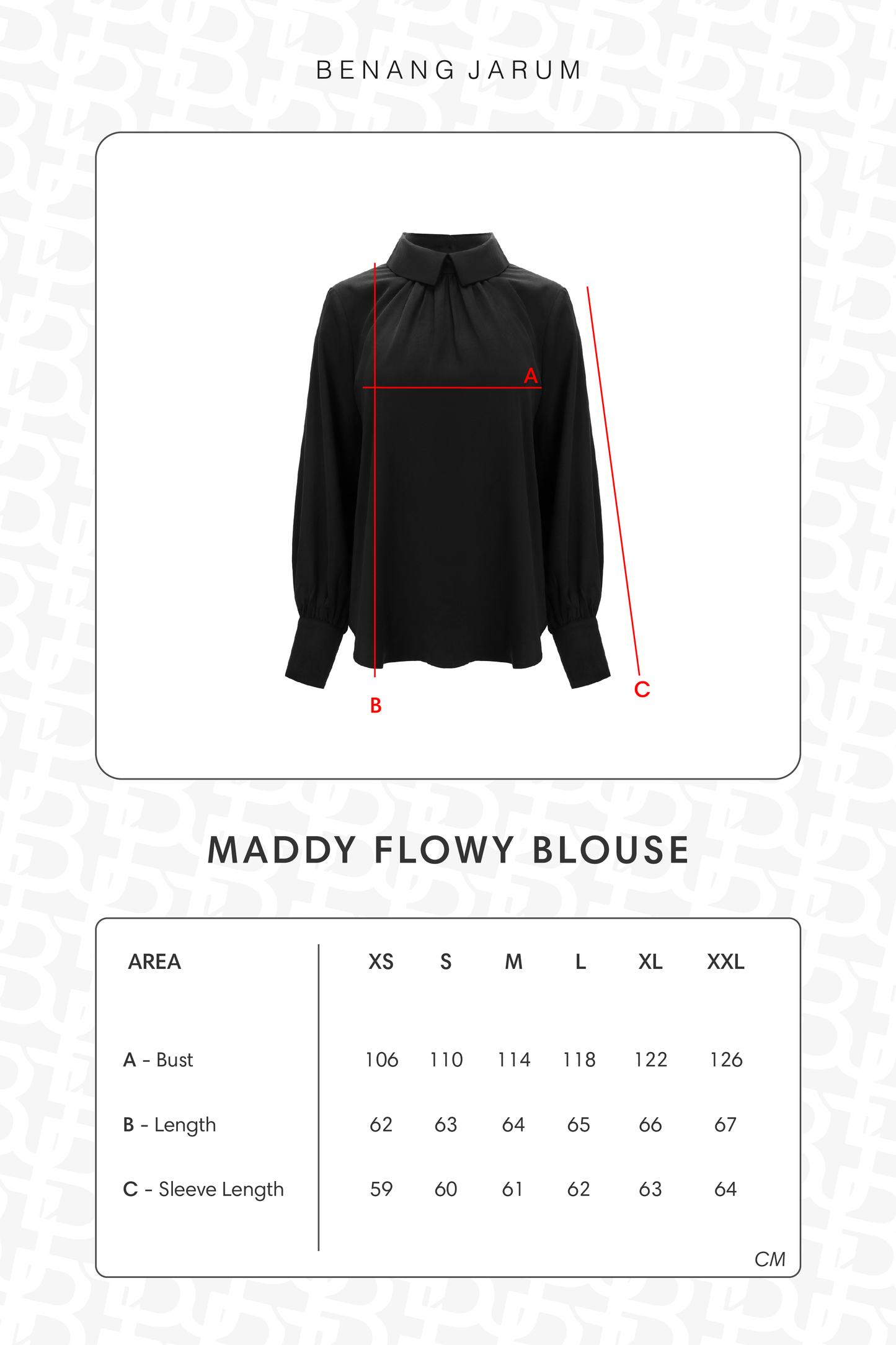 Maddy Flowy Blouse - Black