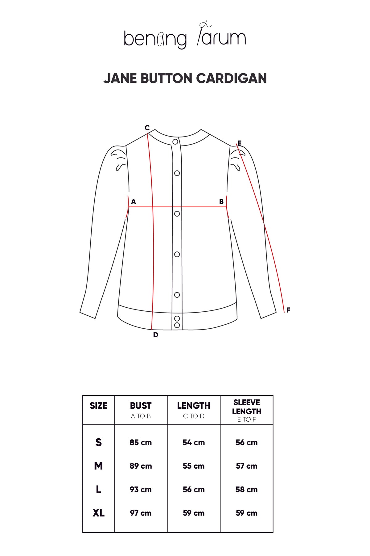 Jane Button Cardigan - Lilac