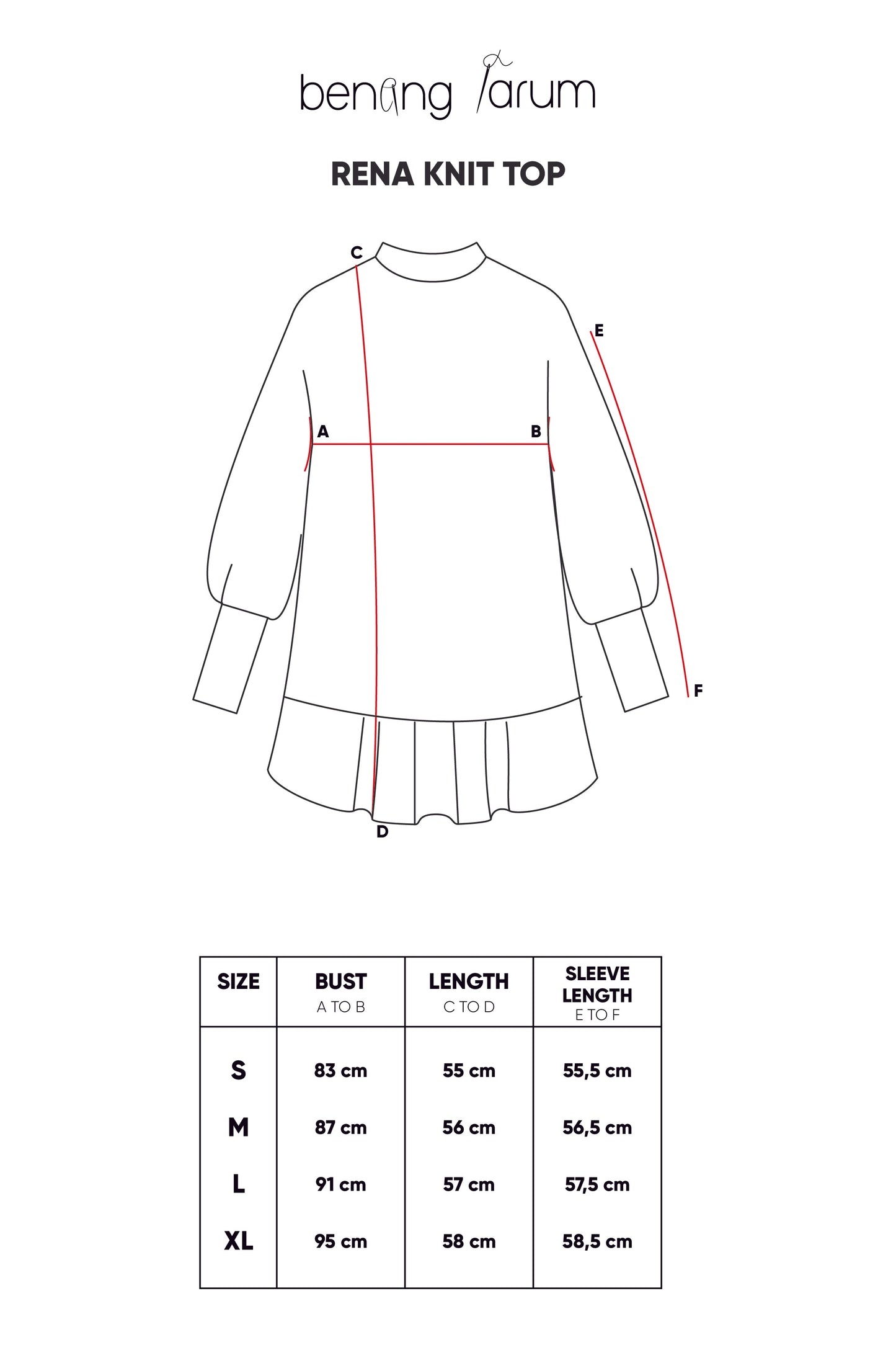 Rena Knit Top - Magenta