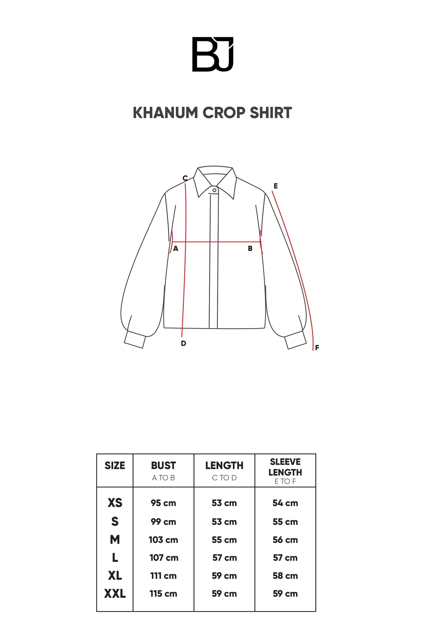 Khanum Crop Shirt - Cream