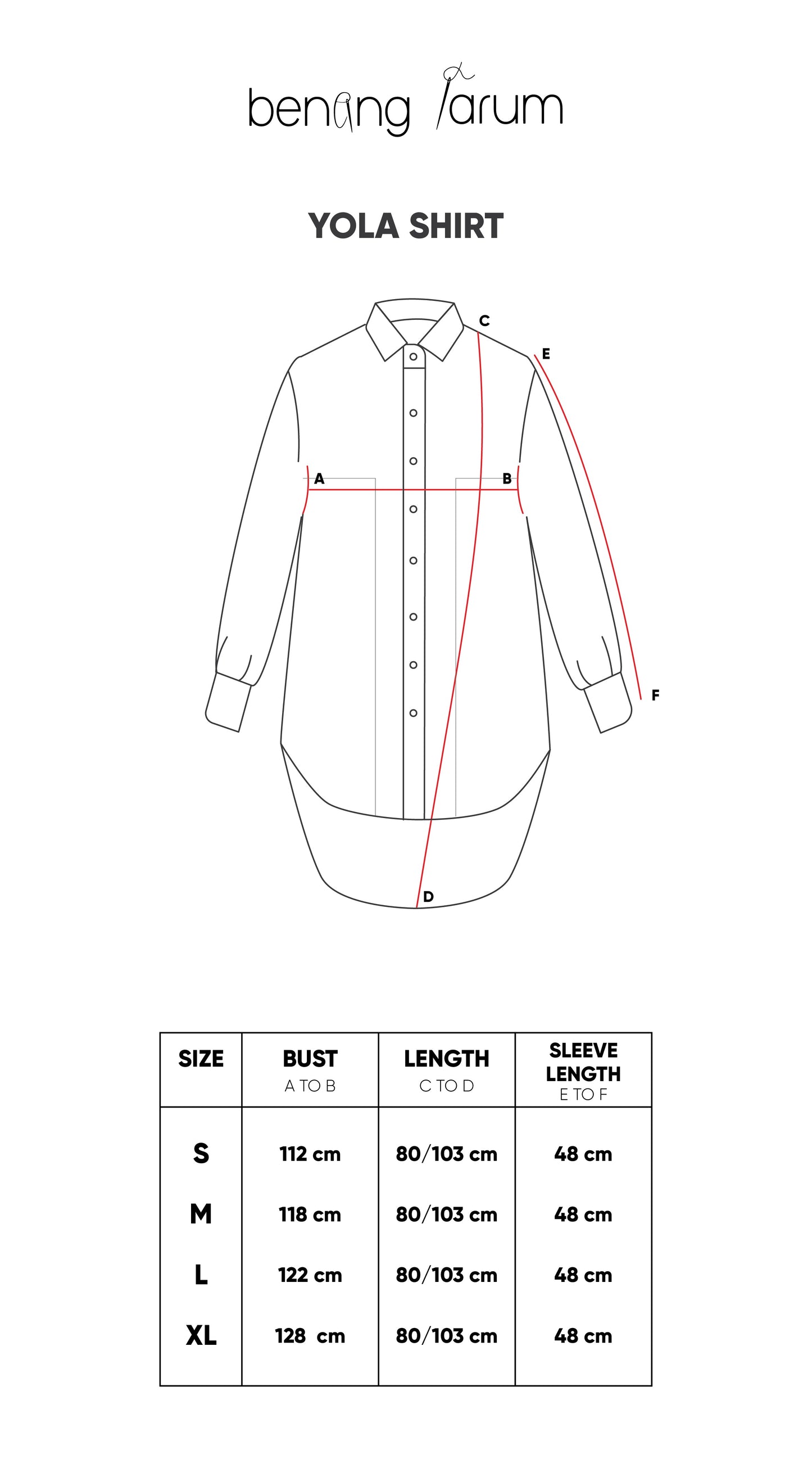 Coral Yola Oversized Shirt