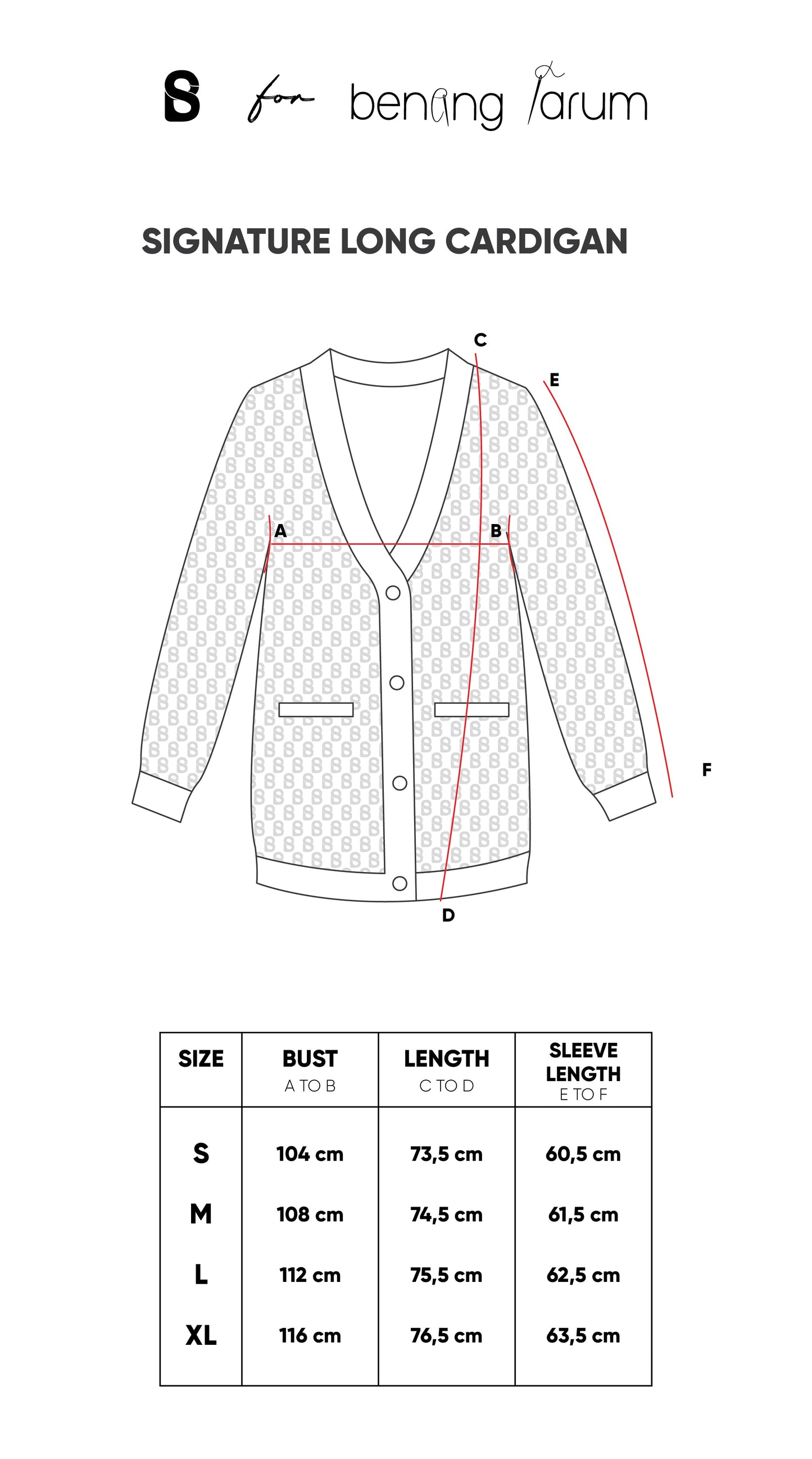 Green Signature Long Cardigan