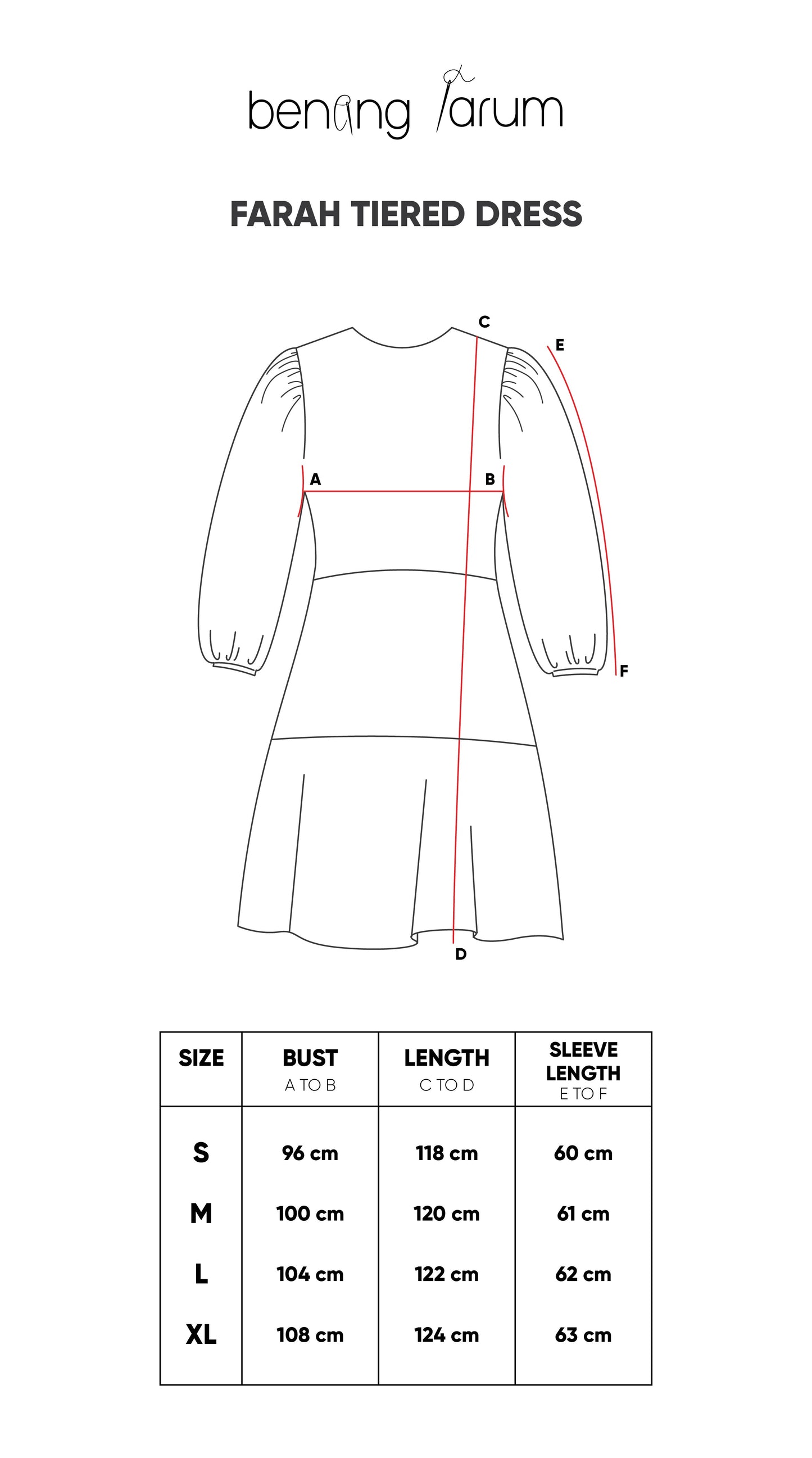 Farah Tiered Dress - Beige