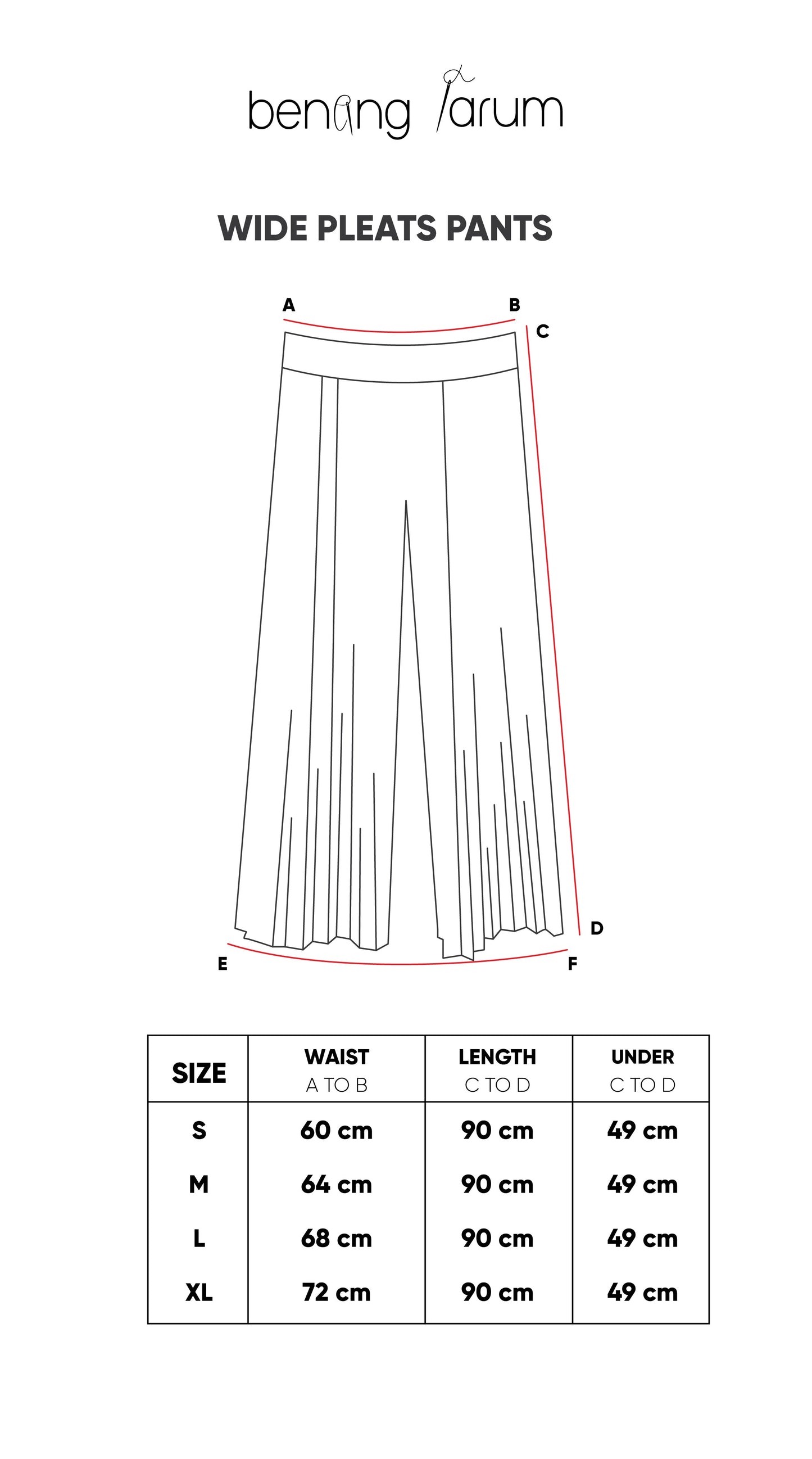 Black Wide Pleats Pants