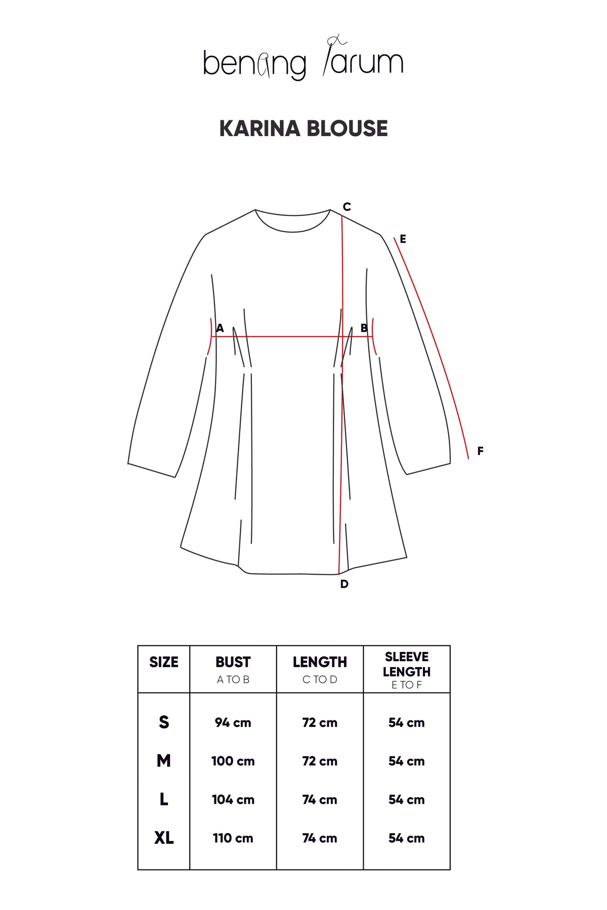 Karina Blouse - Black