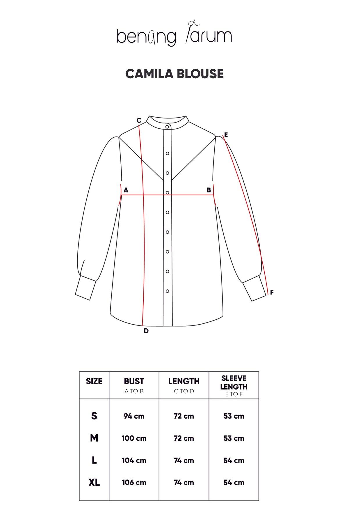 Camila Blouse - Black