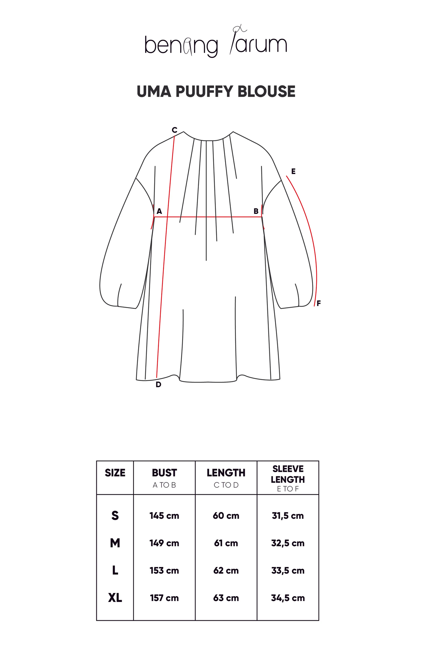 Uma Puffy Blouse - Pink