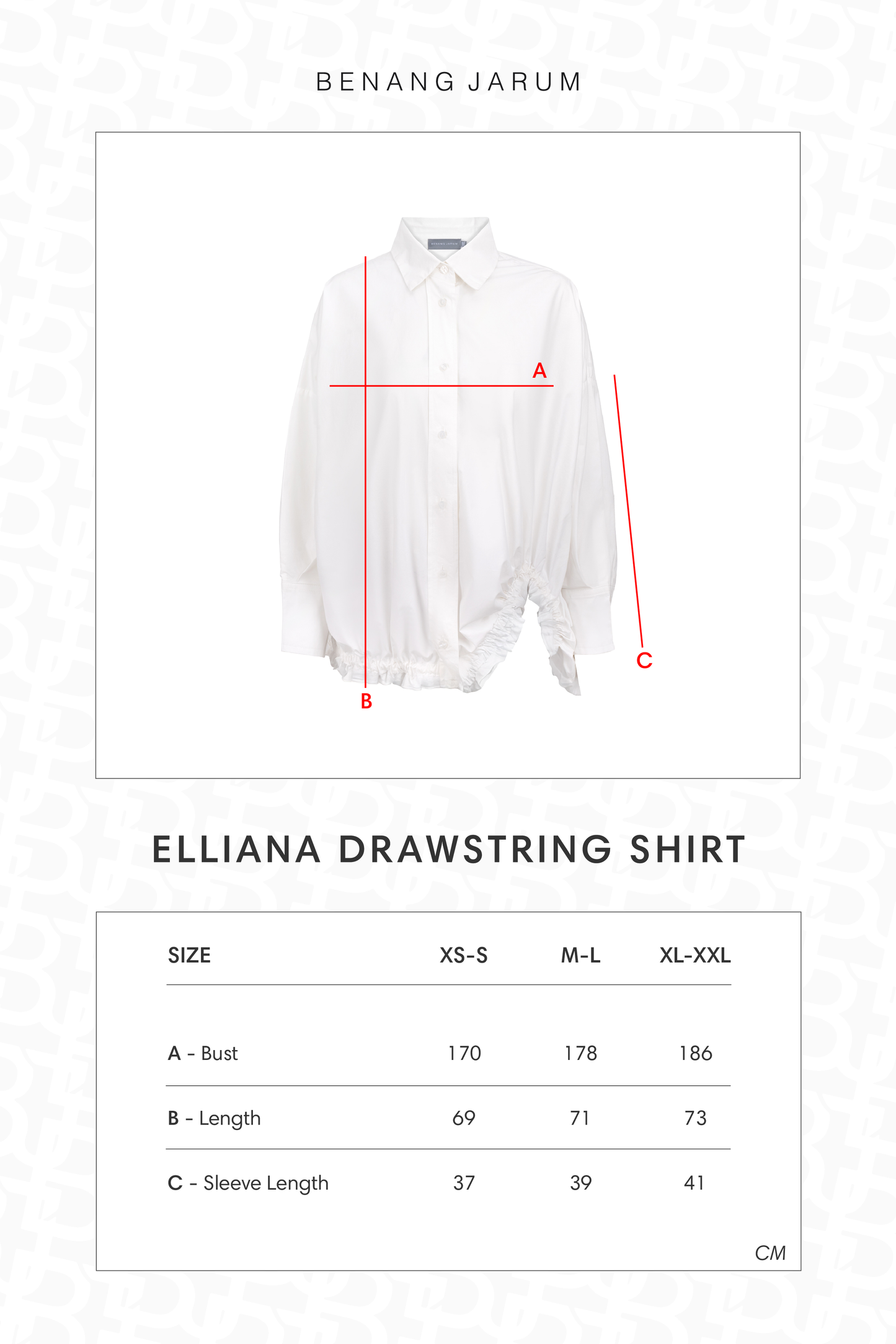 Elliana Drawstring Shirt - White