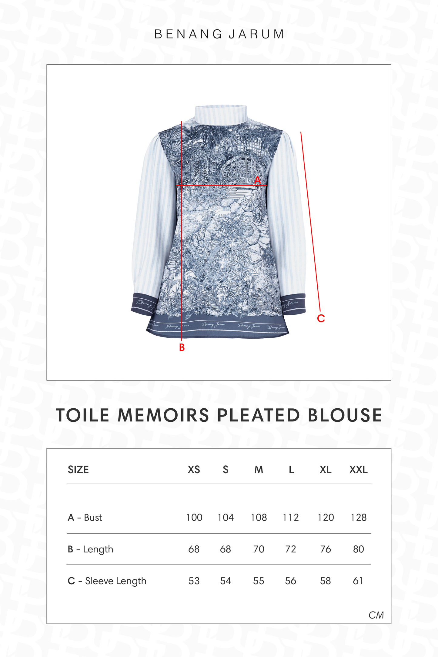 Toile Memoirs Pleated Blouse - Frost