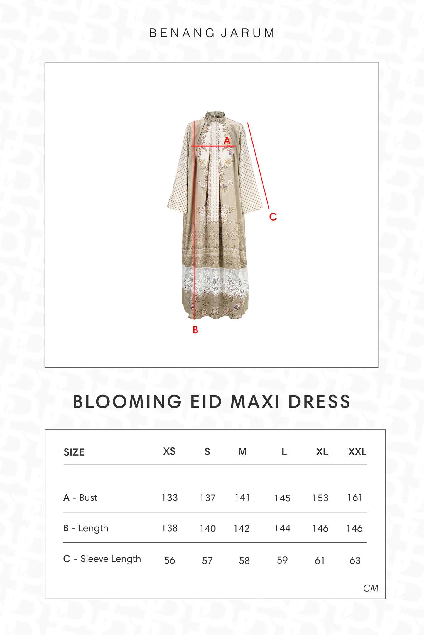 Blooming Eid Maxi Dress - Daisy