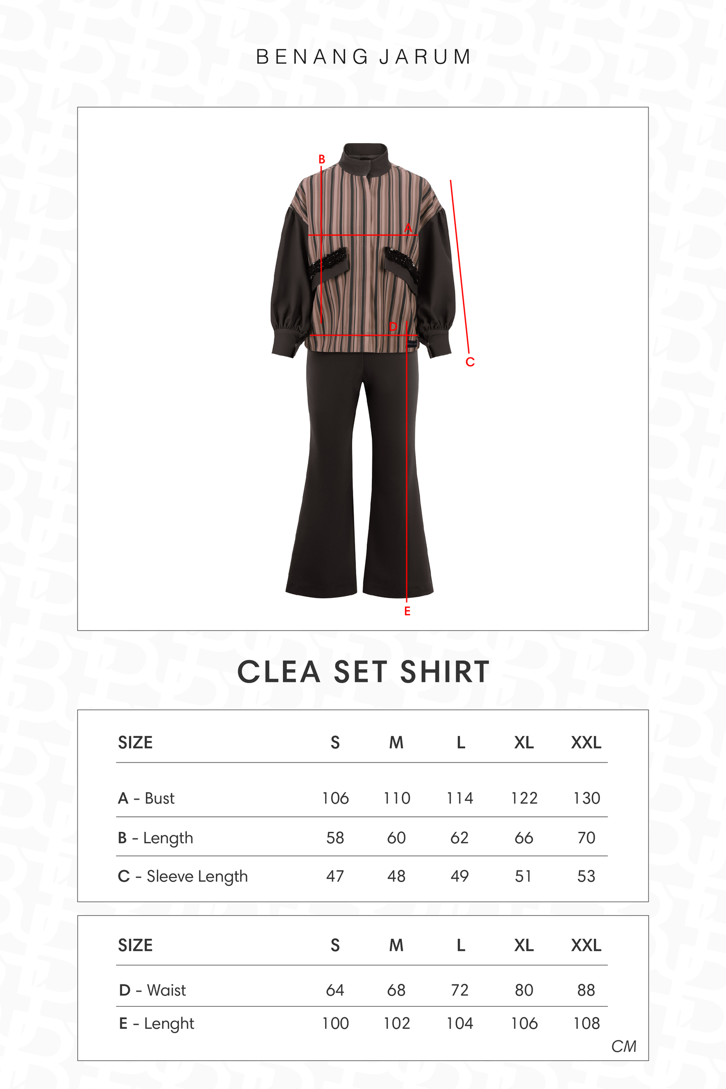 Clea Set Shirt - Mocha Mousse