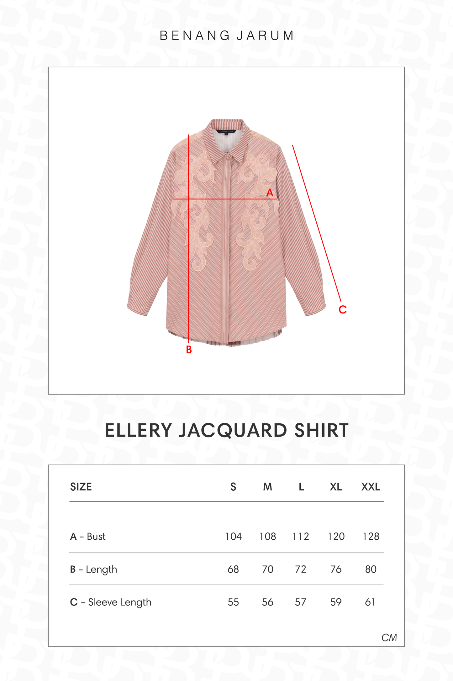 Ellery Embroidery Shirt - Peach