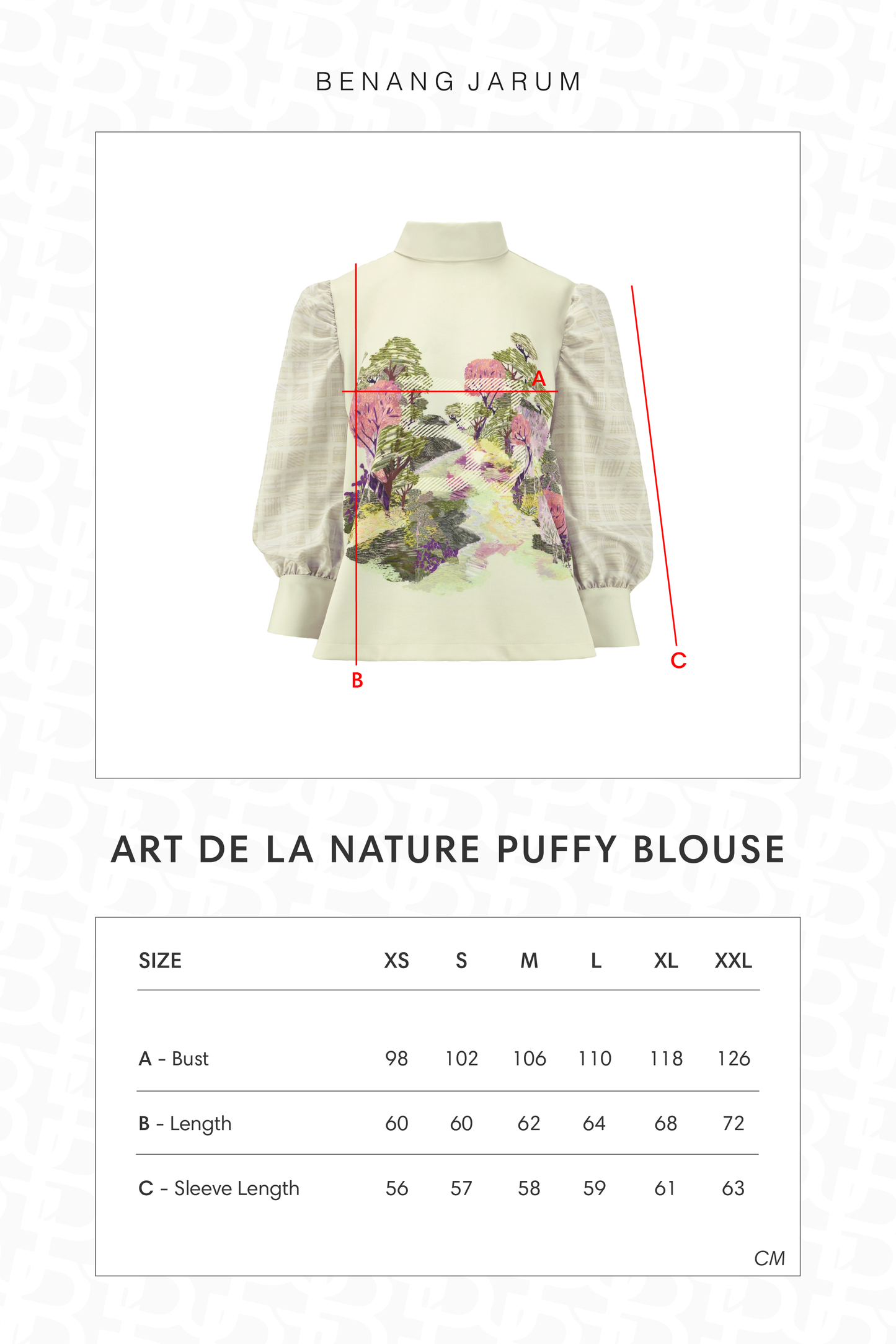 Art De La Nature Puffy Blouse - Sage